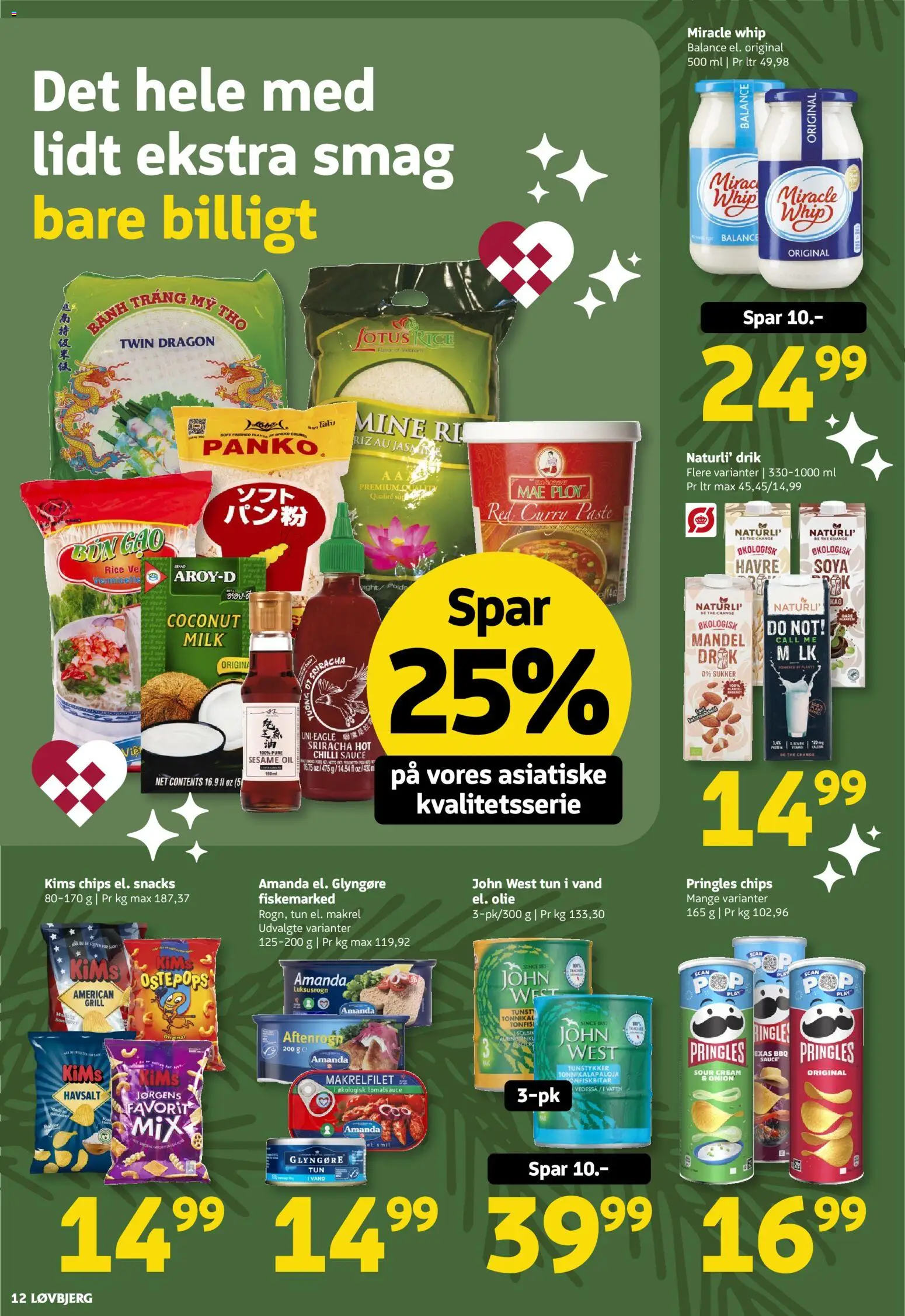 Løvbjerg tilbudsavis – gyldig fra 05.12.2025 | Side: 12 | Produkter: Chilli, Makrel, Tun, Sukker