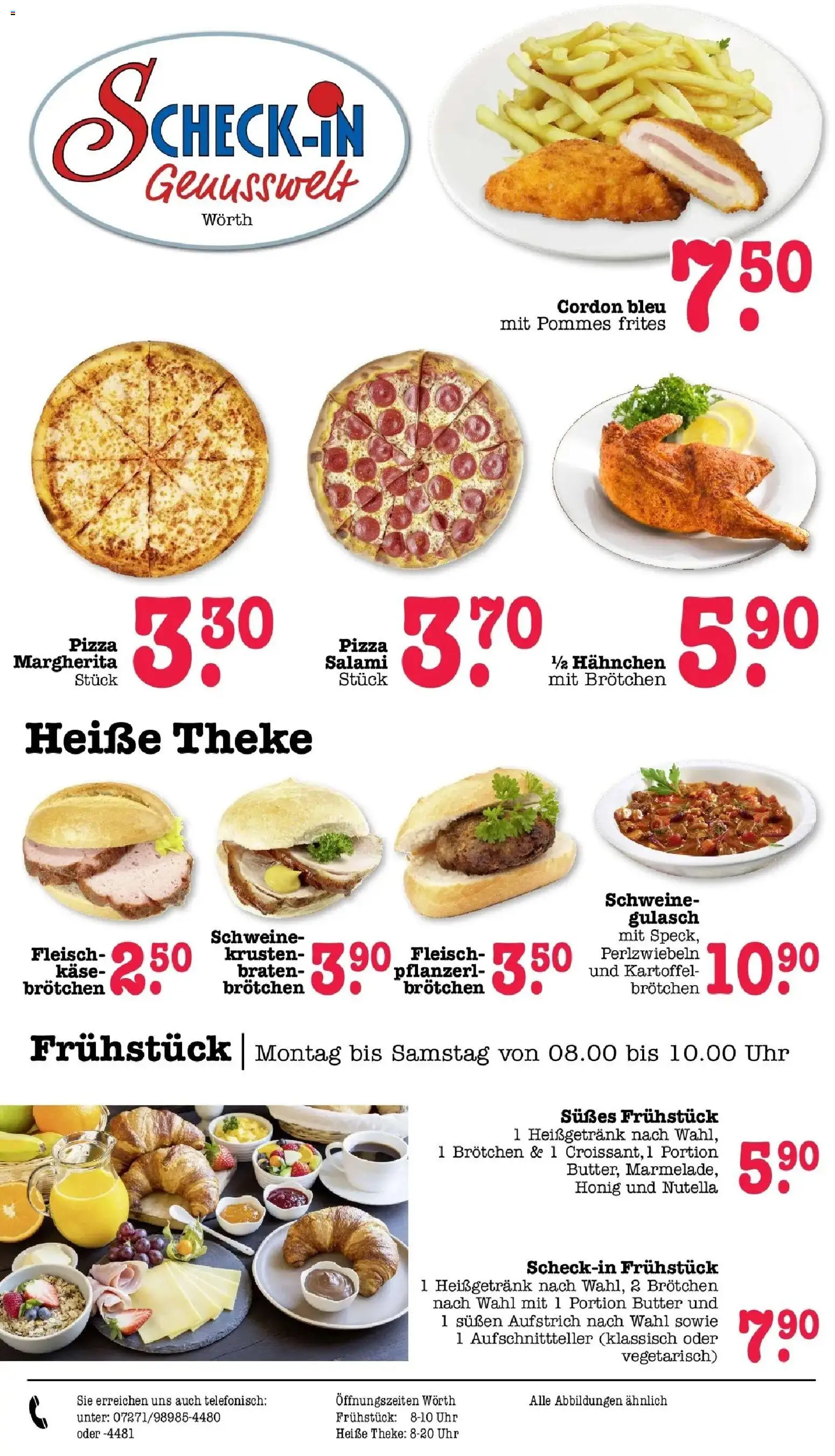 Edeka prospekt Wörth Am Rhein	 – gültig ab 05.04.2026 | Seite: 16 | Produkte: Theke, Pizza, Fleisch, Uhr