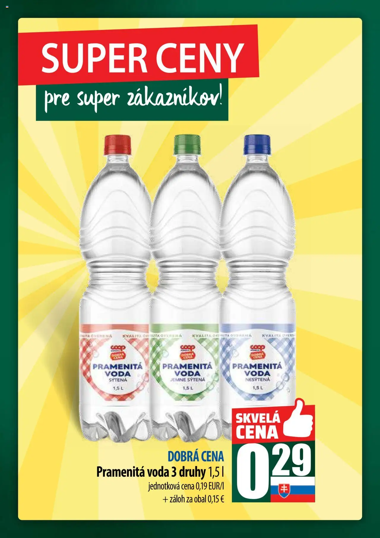 COOP Jednota široká ponuka │ platný od 14.08.2025 | Strana: 46 | Produkty: Voda