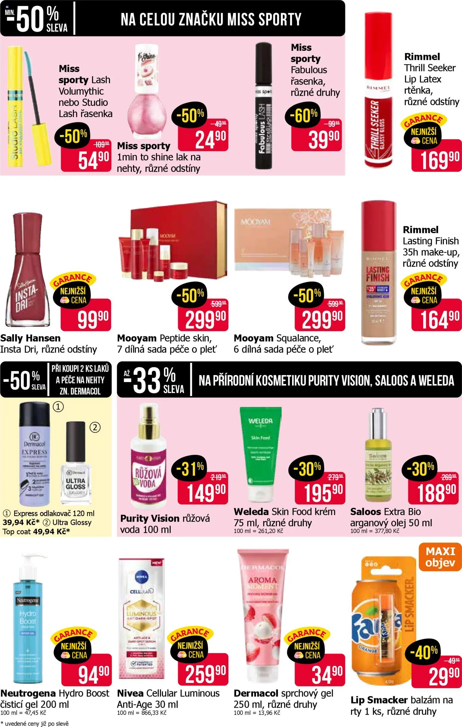 TETA Drogerie Black Friday od 11.11.2025 | Strana: 2 | Produkty: Nivea, Olej, Růžová voda, Řasenka