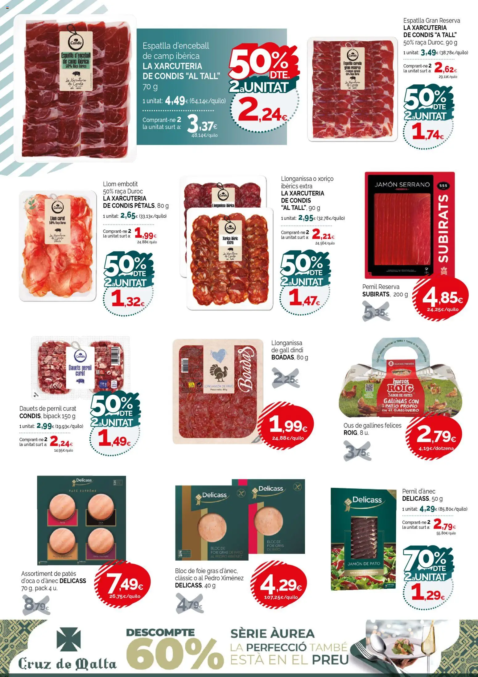 Condis folleto life │ válido desde el 05.11.2025 | Página: 4 | Productos: Huevos, Jamón, Paté, Longaniza