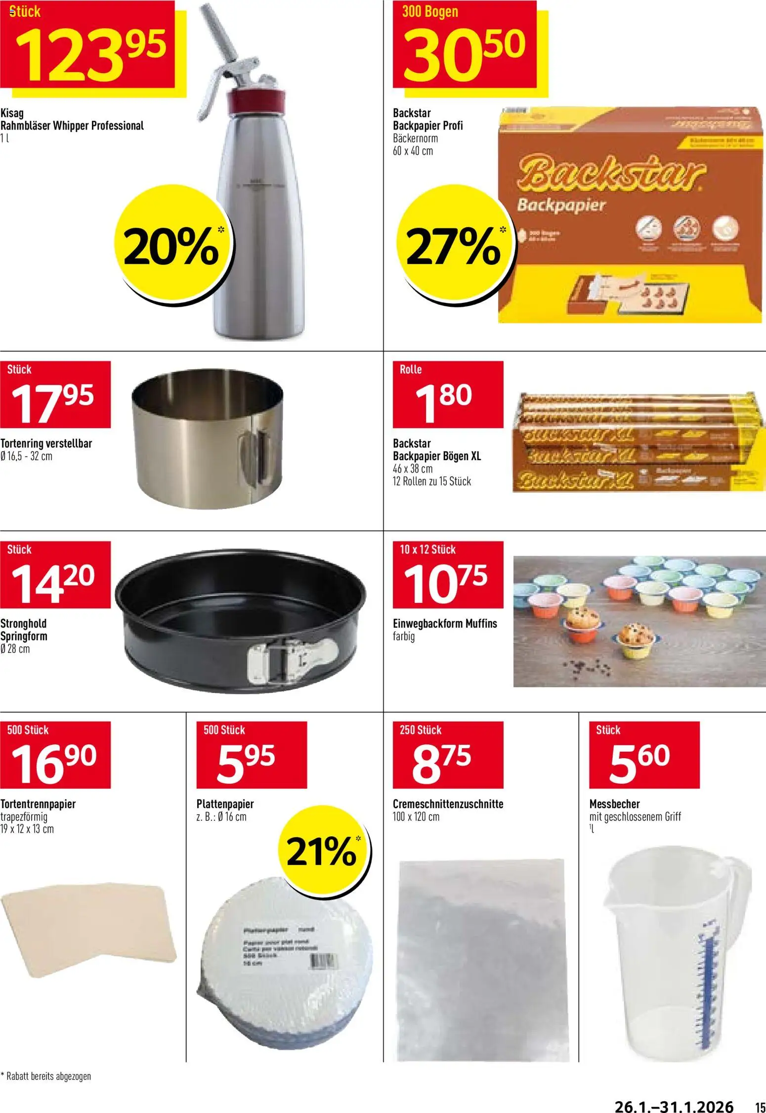 Prodega Aktionen Bäckerei – gültig ab 26.01.2026 | Seite: 15