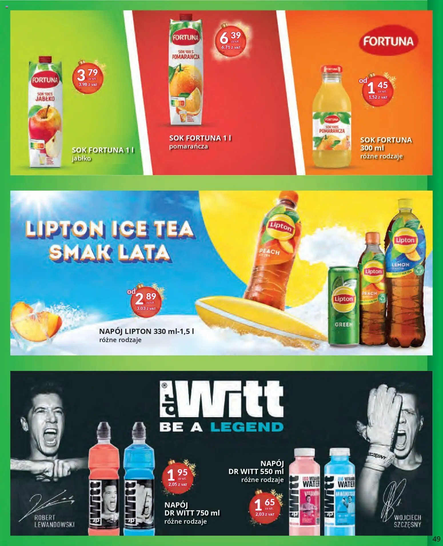 Eurocash Gazetka od 17.11.2025 | Strona: 49 | Produkty: Ice Tea, Sok