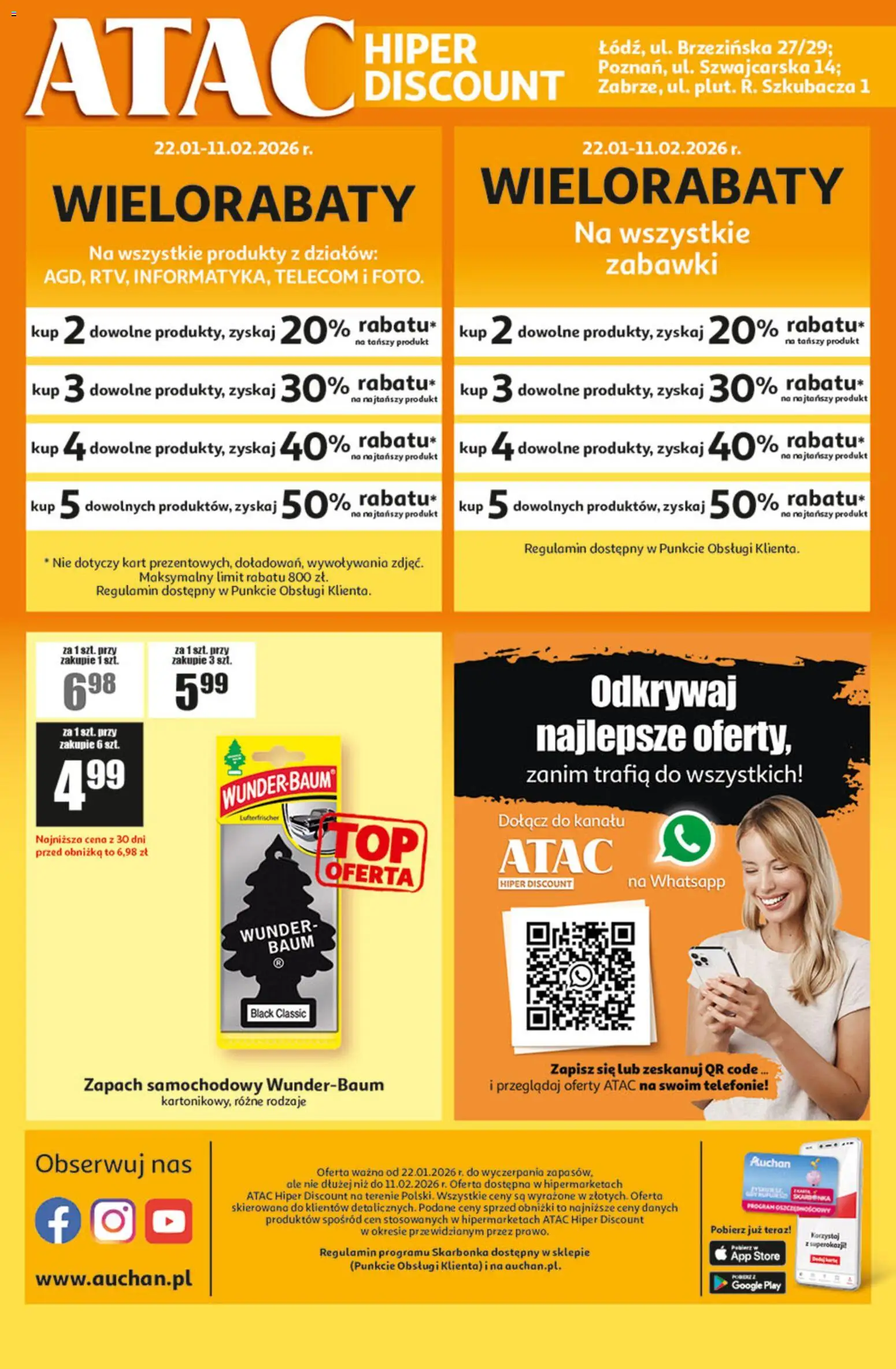 Auchan Gazetka - ATAC Hiper Discount od 22.01.2026 | Strona: 4 | Produkty: Zapach