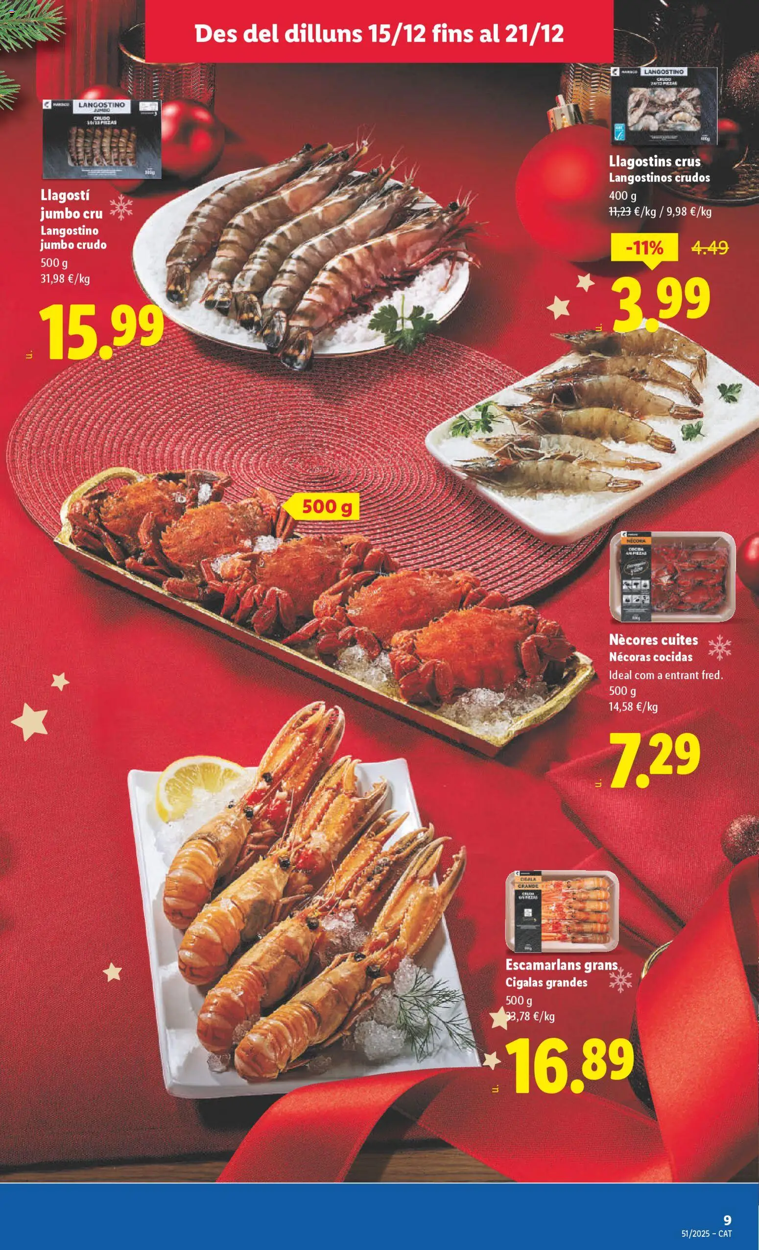 Lidl folleto │ válido desde el 15.12.2025 | Página: 11 | Productos: Langostino