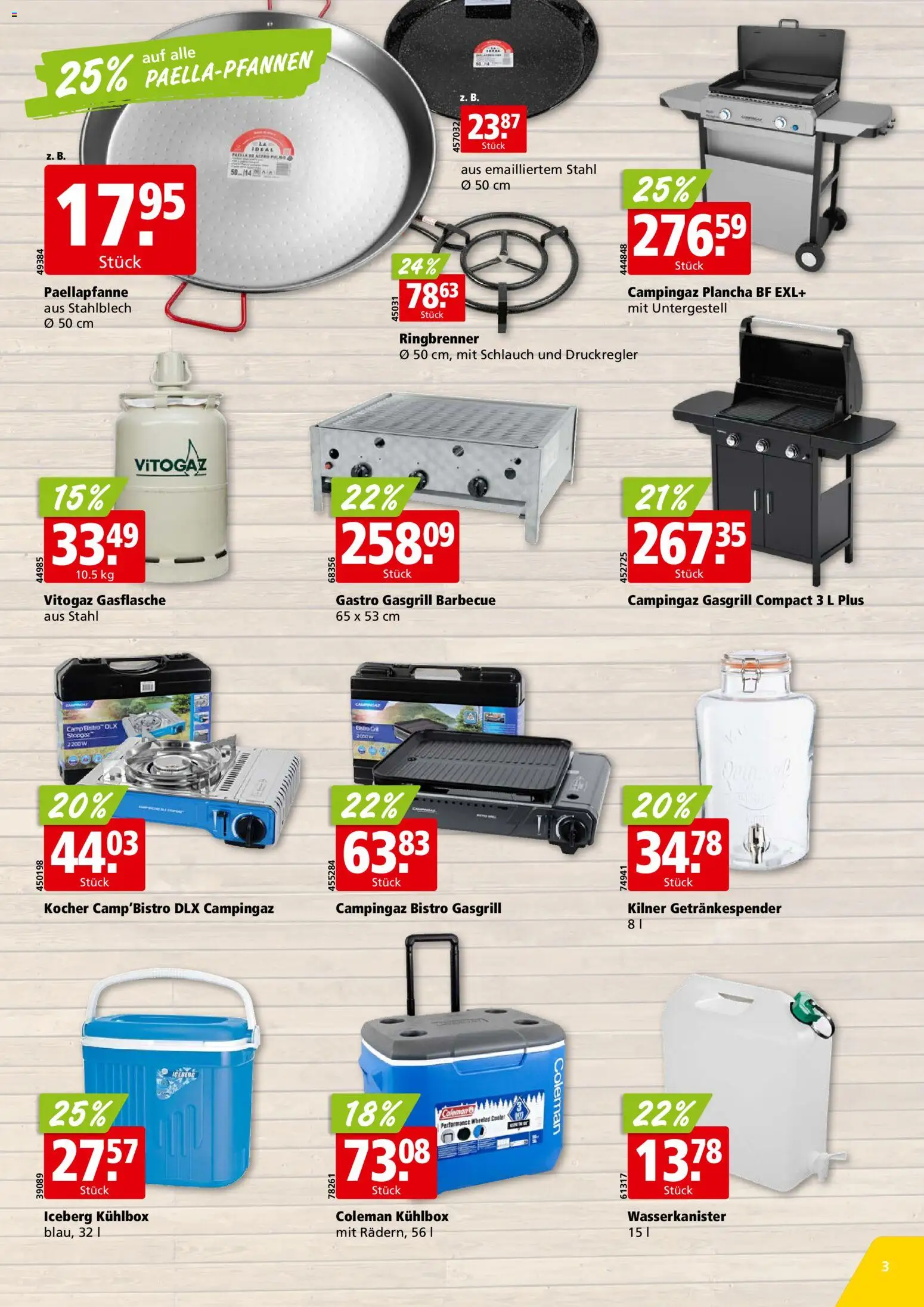 Aligro Aktionen Garten Chavannes, Matran, Genf, Sitten – gültig ab 02.03.2026 | Seite: 3 | Produkte: Kocher