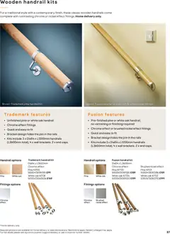 Preview of B&Q - Doors, windows & interiors valid from 25.02.2026 | Page: 87 | Products: Rails