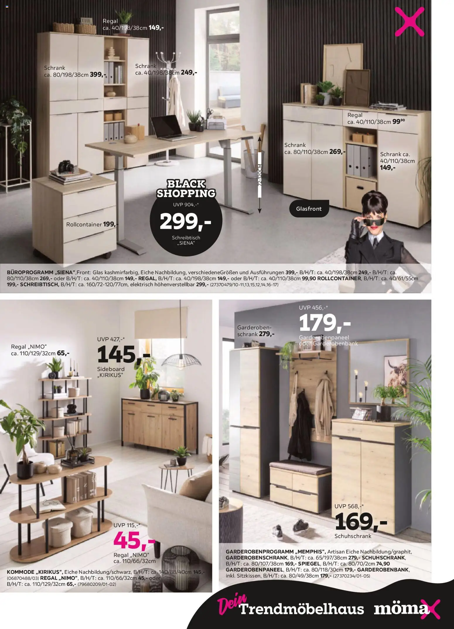 Mömax - Black Friday gültig ab 25.11.2025 | Seite: 17 | Produkte: Kommode, Regal, Schrank