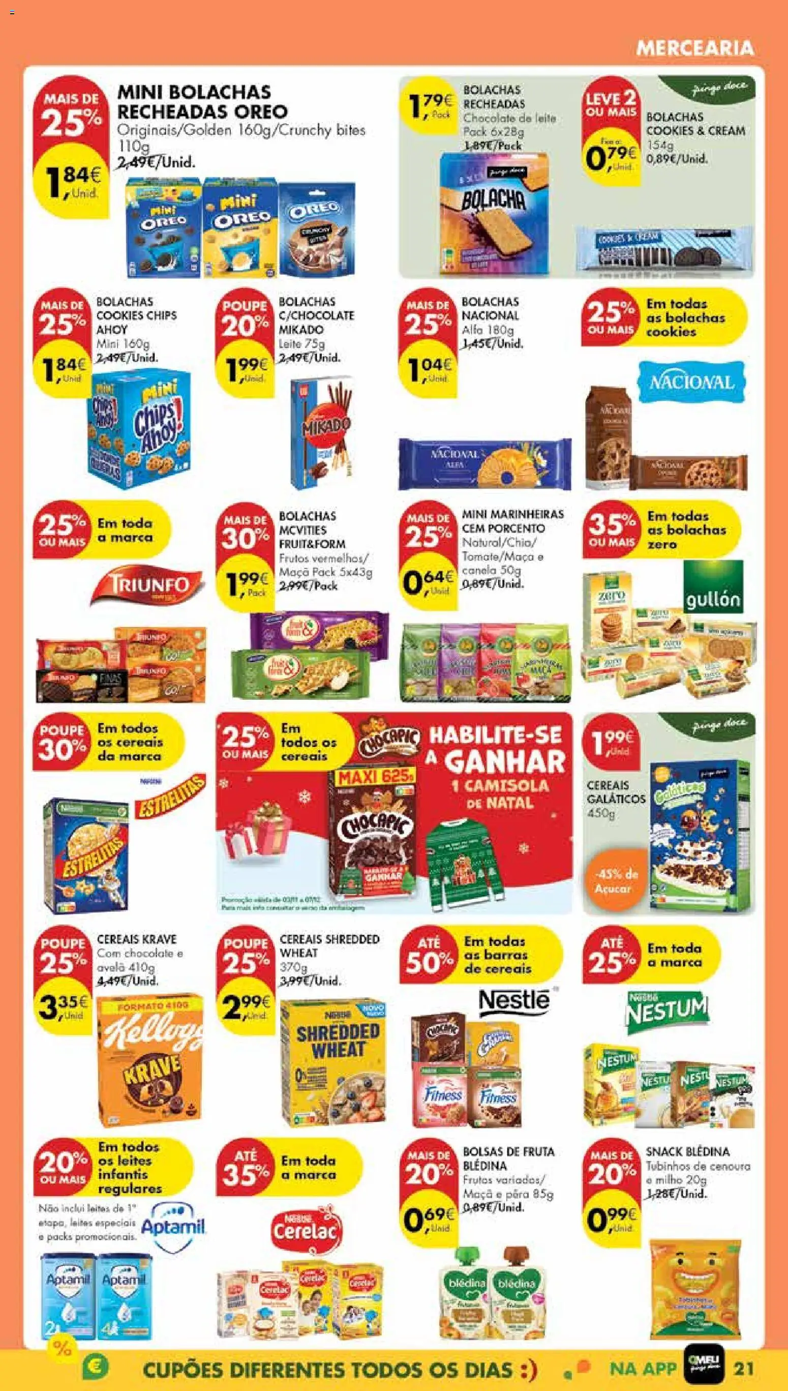 Pingo Doce Poupe Esta Semana Madeira │ válido de 04.11.2025 | Página: 21 | Produtos: Bolachas, Canela, Maça, Milho