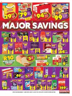Shoprite Western Cape - Major Deals │ valid from 11.08.2025 | Page: 3 | Products: Corn, Chicken, Body wash, Sugar