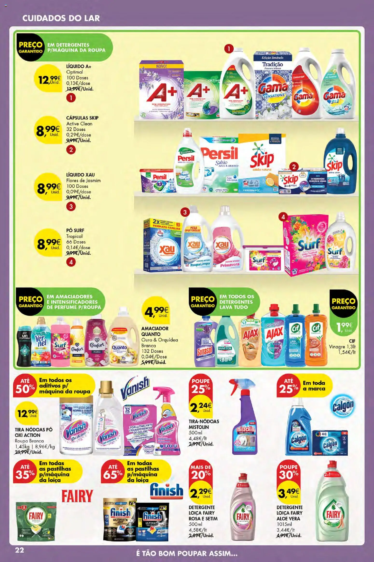 Pingo Doce Poupe Esta Semana Açores │ válido de 13.11.2025 | Página: 22 | Produtos: Vinagre, Perfume, Pó, Persil