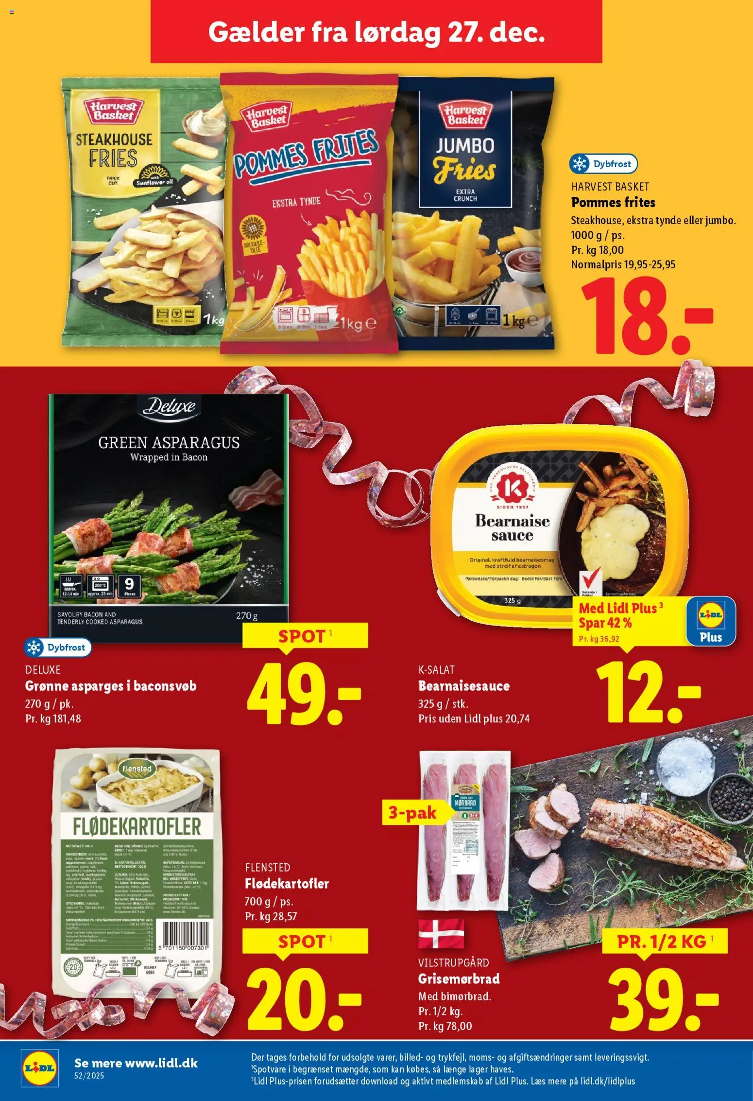 Lidl tilbudsavis – gyldig fra 27.12.2025 | Side: 11 | Produkter: Olie, Pommes frites, Bacon, Søm