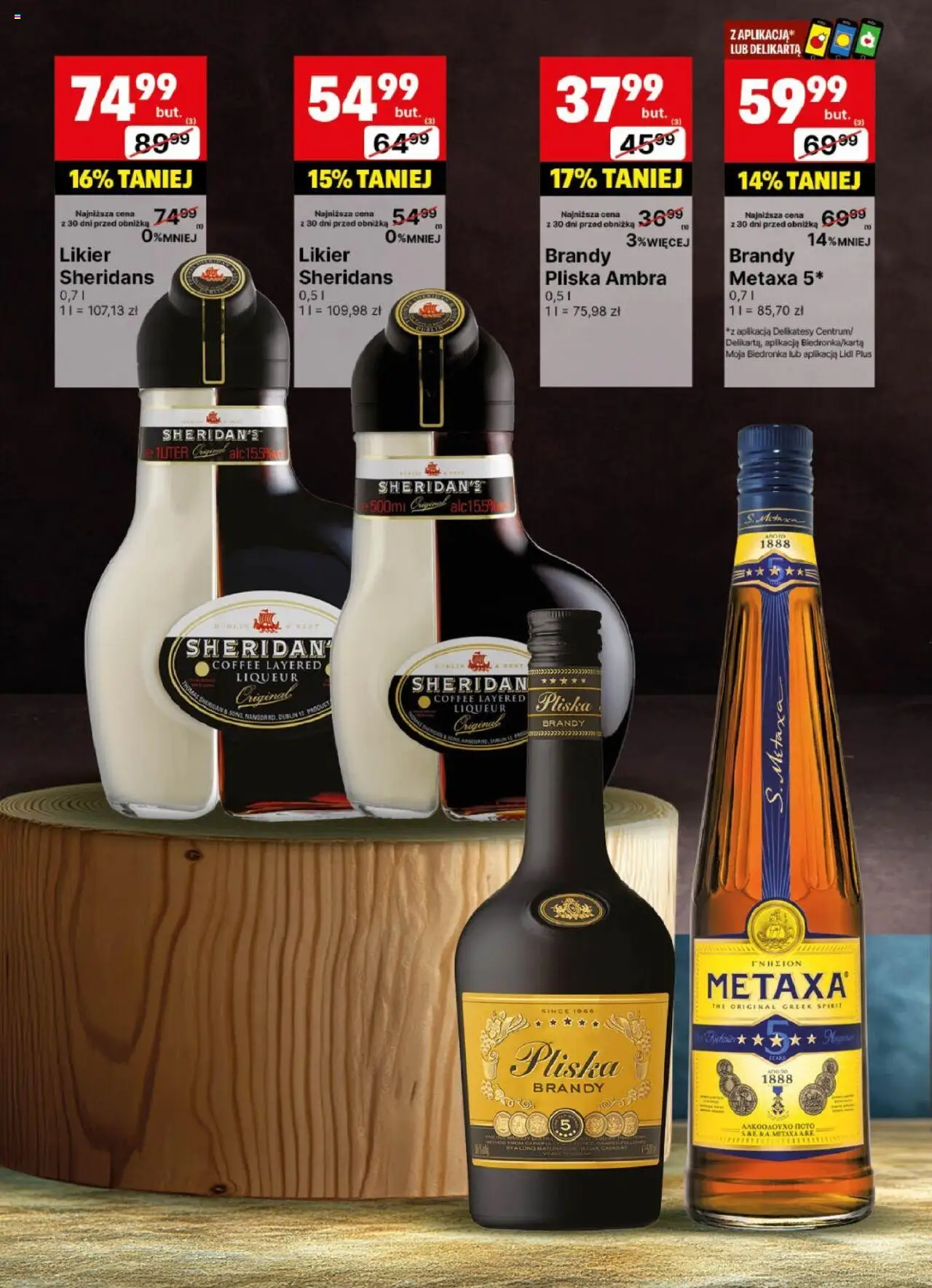 Delikatesy Centrum Gazetka - DeliBarek od 09.06.2025 | Strona: 20 | Produkty: Metaxa, Delikatesy