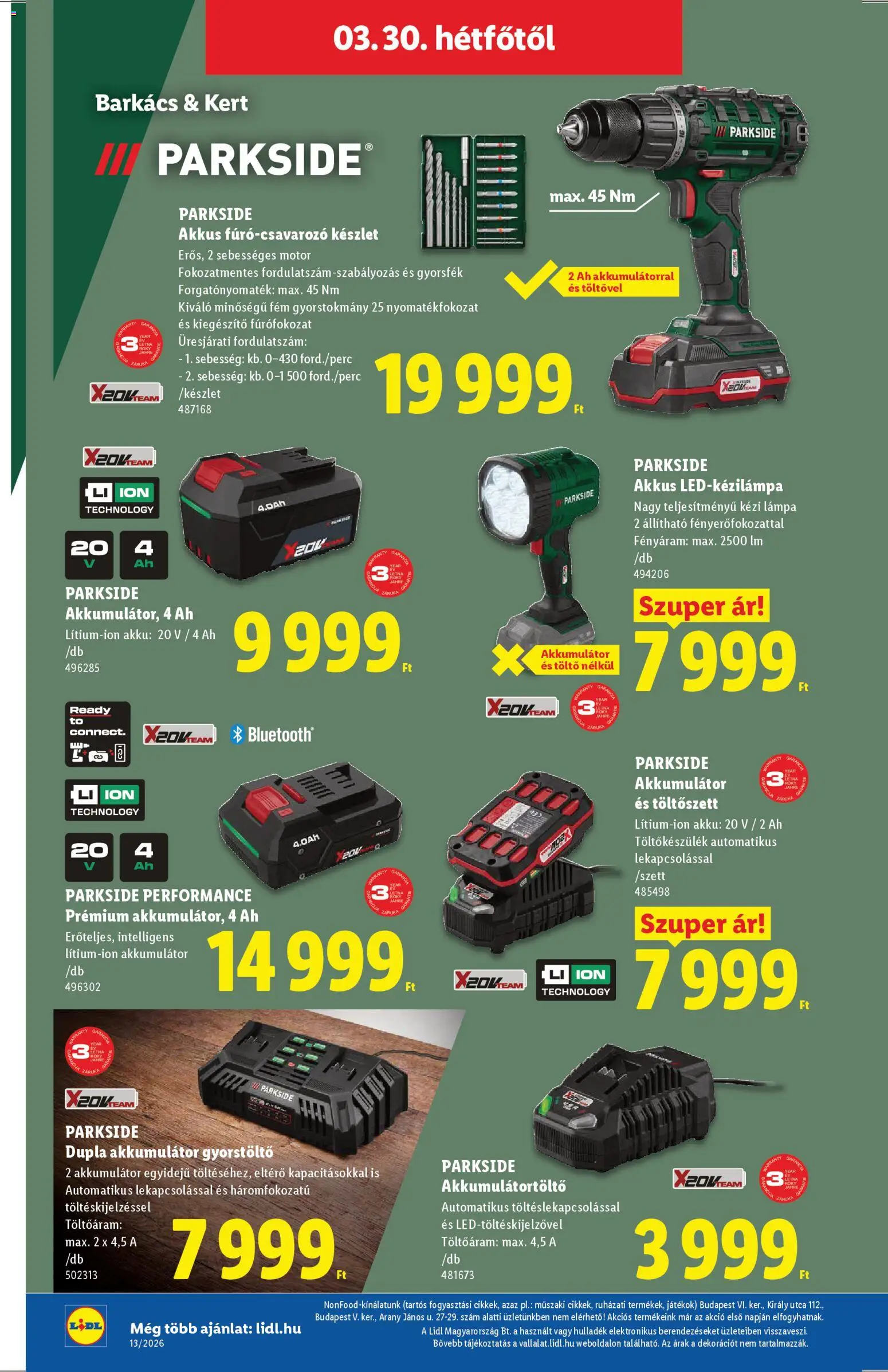 Lidl Akciós Újság 2026.03.26.-tól/töl - fantasztikus ajánlatokat! 🛍️ | Magyarország