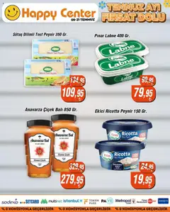 Happy Center Katalog - 09.07.2025 tarihinden itibaren geçerlidir | Sayfa: 18 | Ürünler: Peynir, Ekici