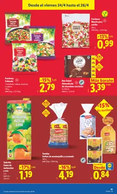 Vista previa Bon Gelati Almendrado de chocolate con leche, Almendrado de chocolate con leche, 8 x 120 ml válido desde el 20.04.2026 | Página: 27