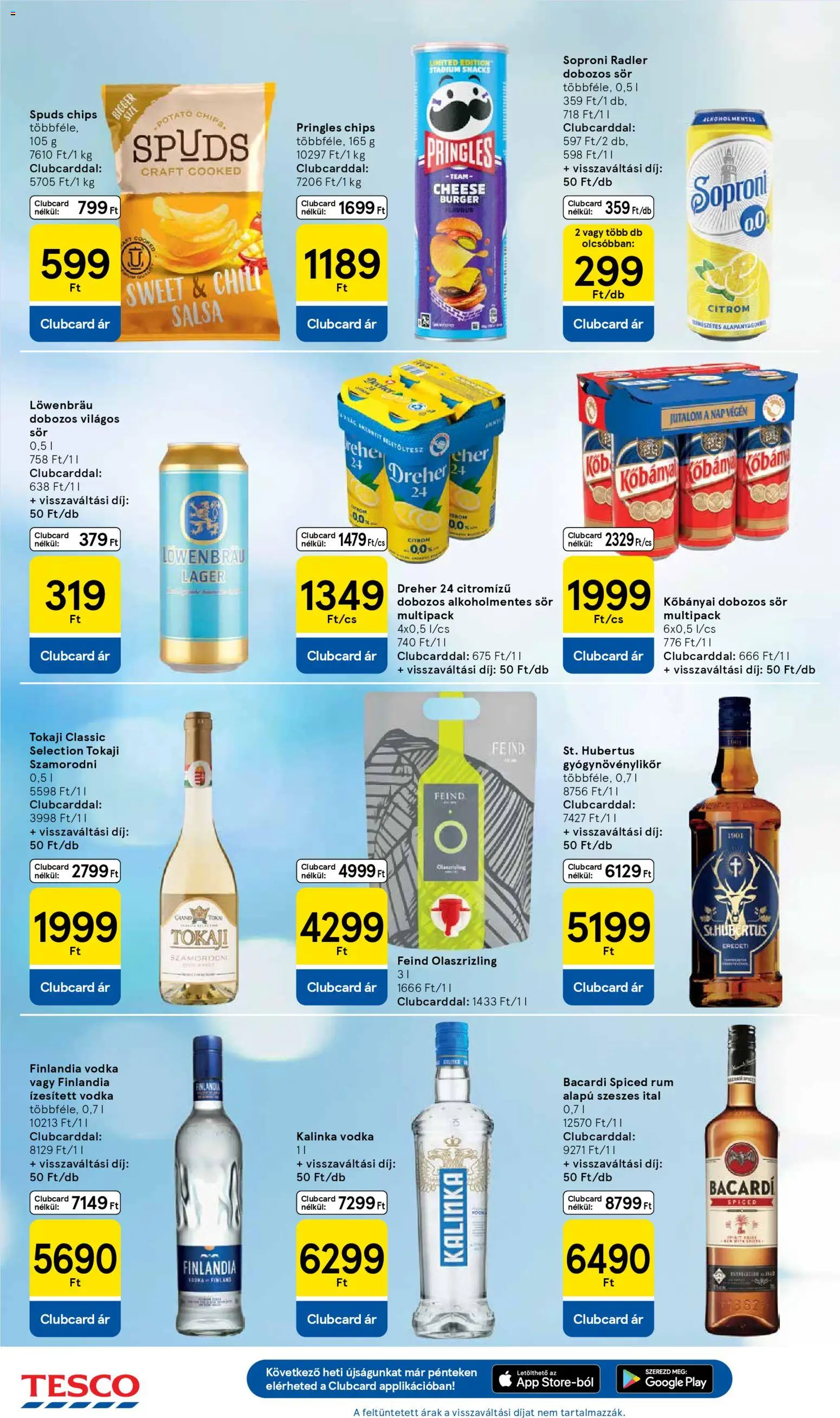 Tesco akciós ujság - amely érvényes a következő dátumtól: 16.04.2026 | Oldal: 24 | Termékek: Chips, Pringles, Dobozos sör, Citrom