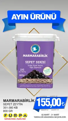02.03.2026 tarihinden itibaren geçerli olan Furpa kataloğu önizlemesi | Sayfa: 12