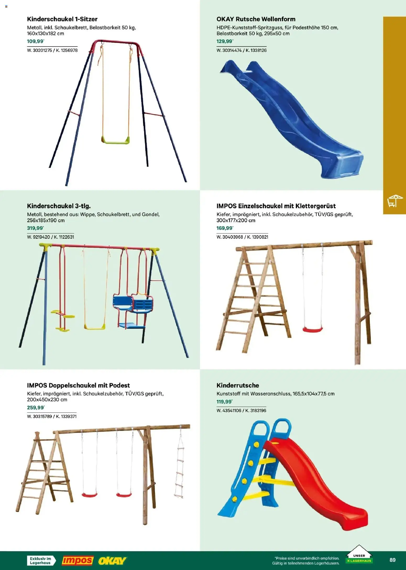 Lagerhaus Garten & Freizeit Katalog 2026 - Wien, Innsbruck gültig ab 01.03.2026 | Seite: 89