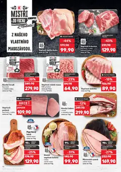 Náhled letáku Uzené vepřové koleno z kýty, Uzené vepřové koleno z kýty uzené maso cena za 1 kg od 10.12.2025 | Strana: 18 | Produkty: Uzené maso, Hovězí, Mleté maso, Vepřová krkovice