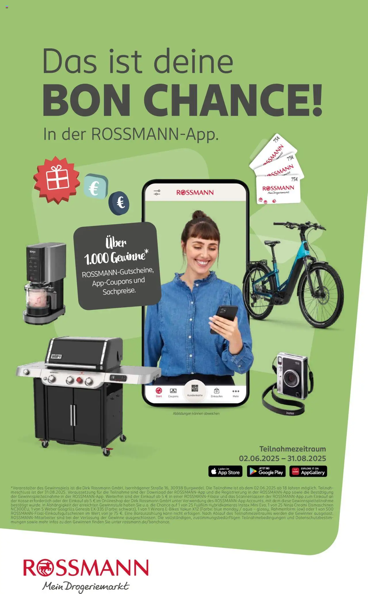 Rossmann Prospekt 	 - gültig ab dem 28.07.2025 | Seite: 21 | Produkte: Grill, E-Bike