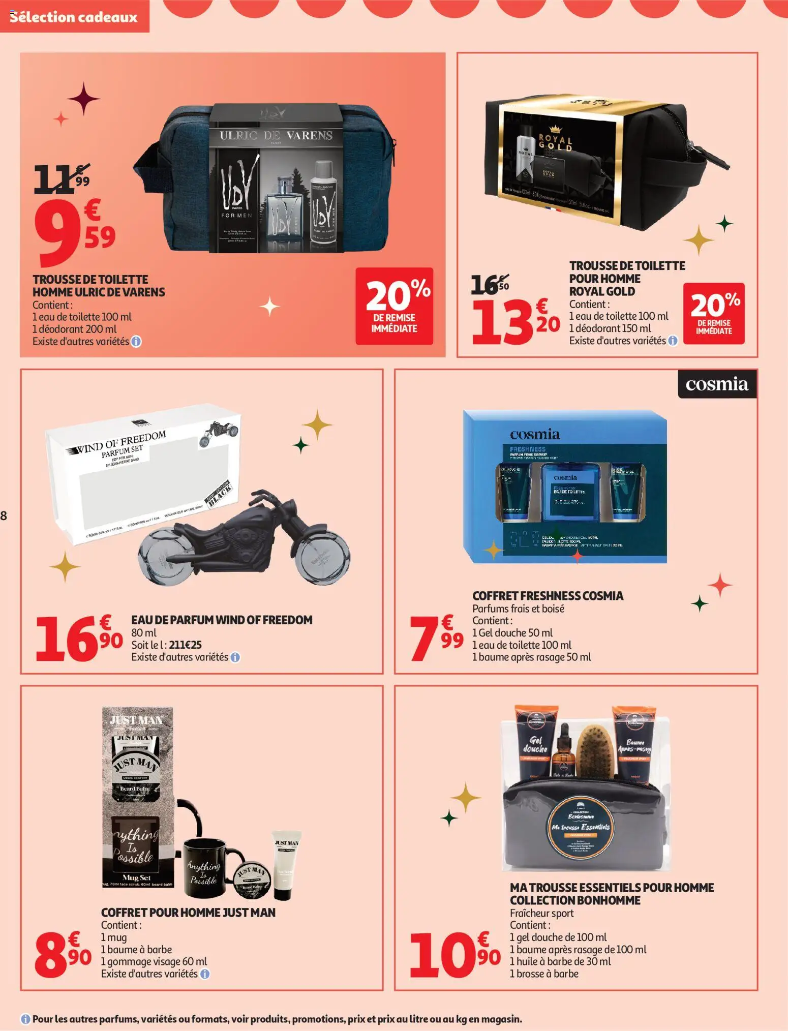 {H1} | Page: 8 | Produits: Brosse, Gel douche, Huile, Eau de parfum