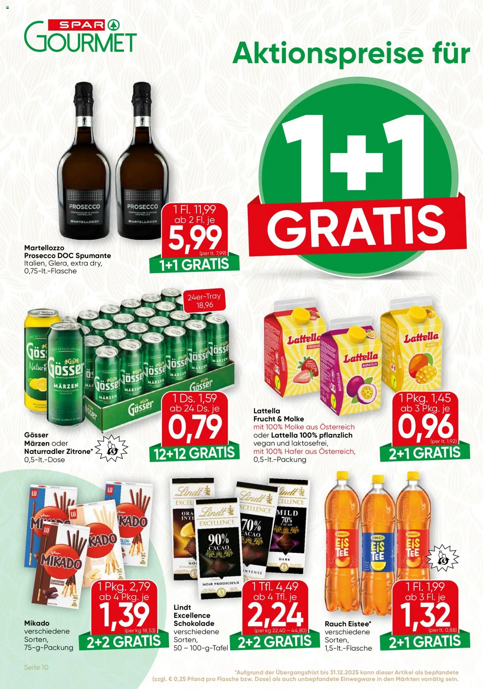 SPAR Gourmet Flugblatt Burgenland gültig ab 06.11.2025 | Seite: 10 | Produkte: Mango, Schokolade