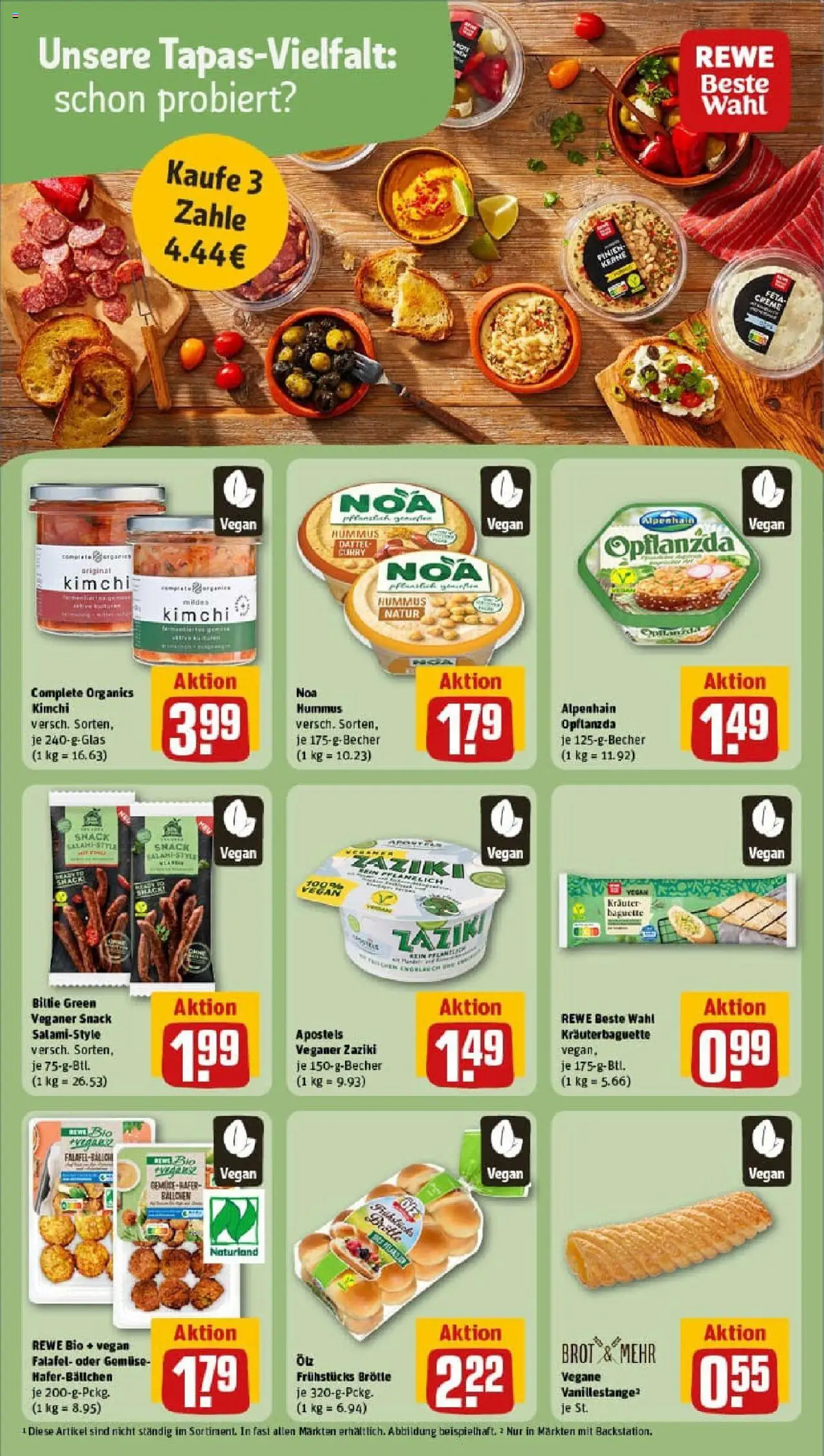 Rewe prospekt Hilpoltstein	 - gültig ab dem 24.08.2025 | Seite: 18 | Produkte: Feta, Gemüse, Brot, Brille