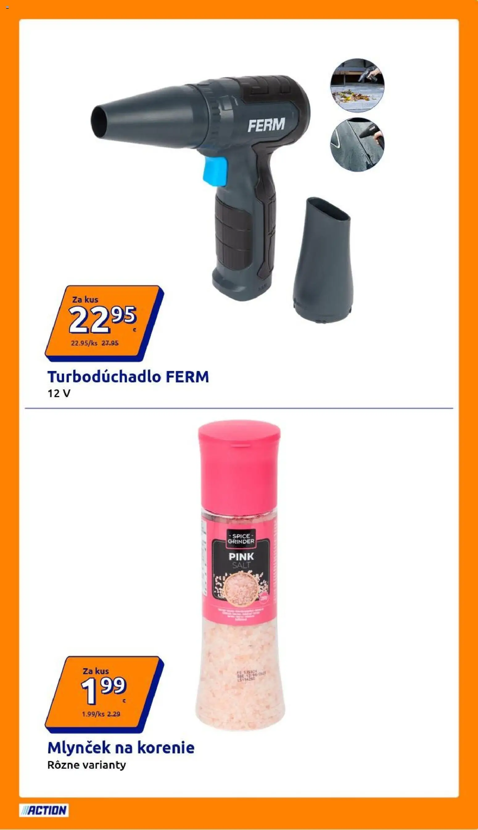 Nové Action akcie – leták je platný od 22.04.2026 | Strana: 17 | Produkty: Korenie, Mlynček
