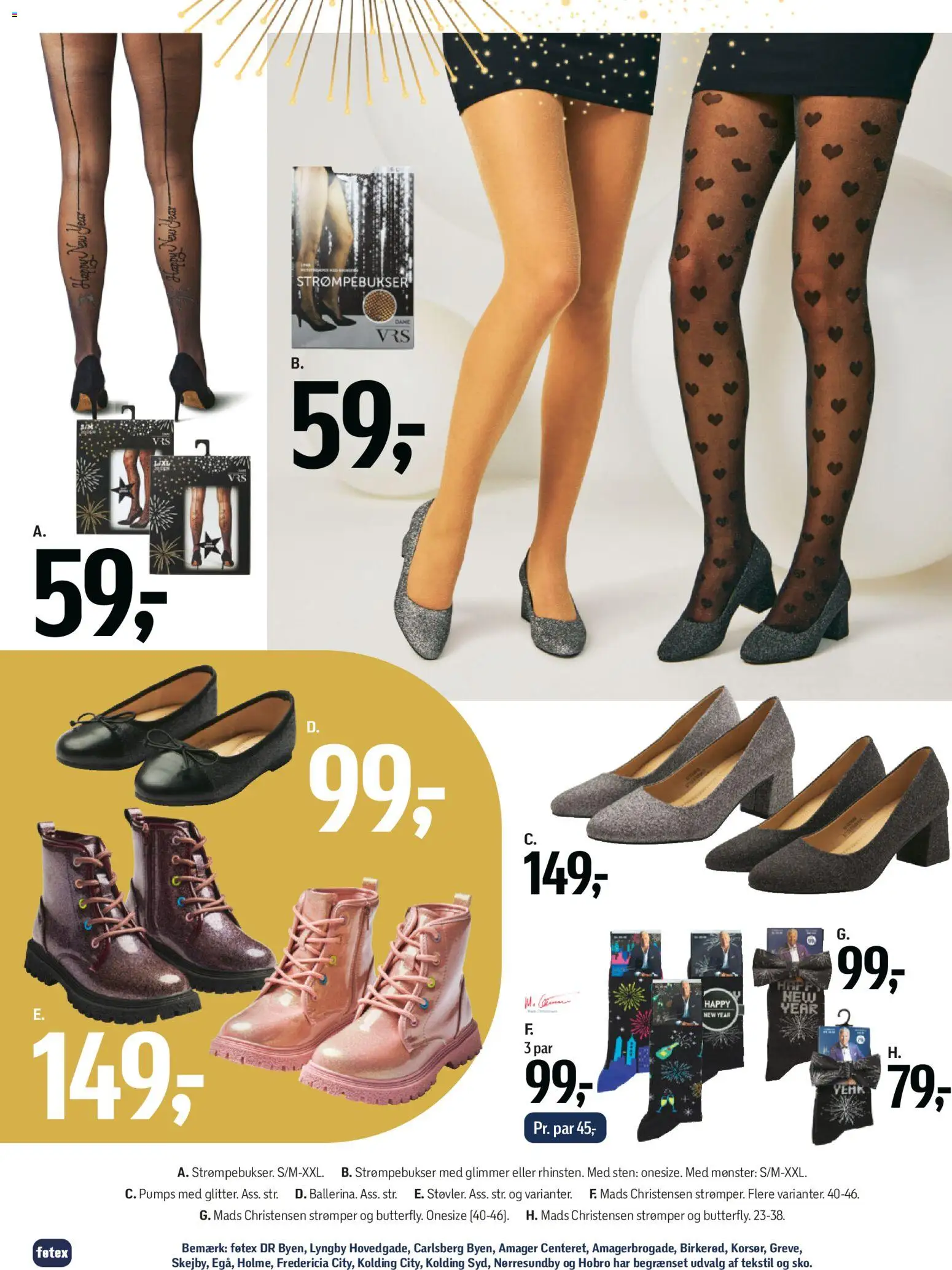 Føtex tilbudsavis – gyldig fra 27.12.2025 | Side: 56 | Produkter: Strømpebukser, Strømper, Sko