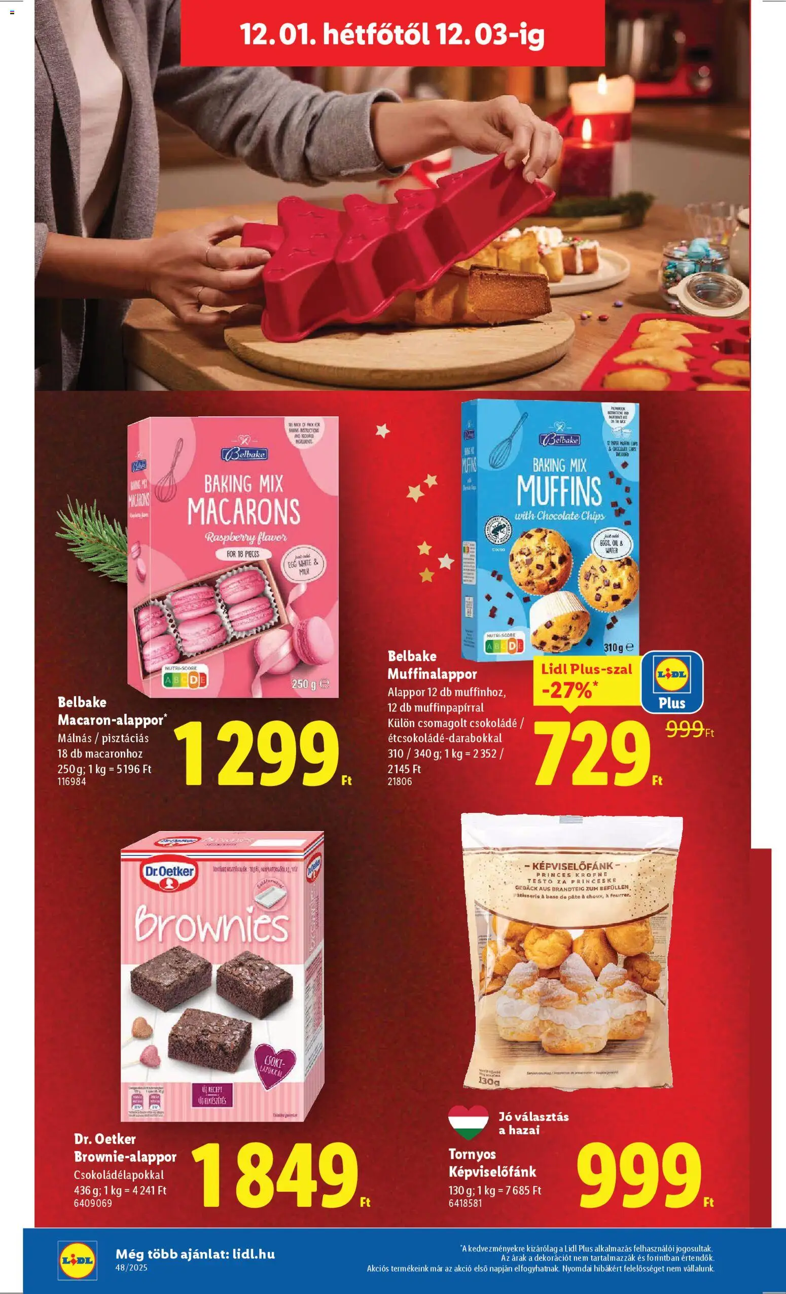 Lidl akciós ujság - amely érvényes a következő dátumtól: 27.11.2025 | Oldal: 64 | Termékek: Chips, Muffin, Csokoládé, Puff