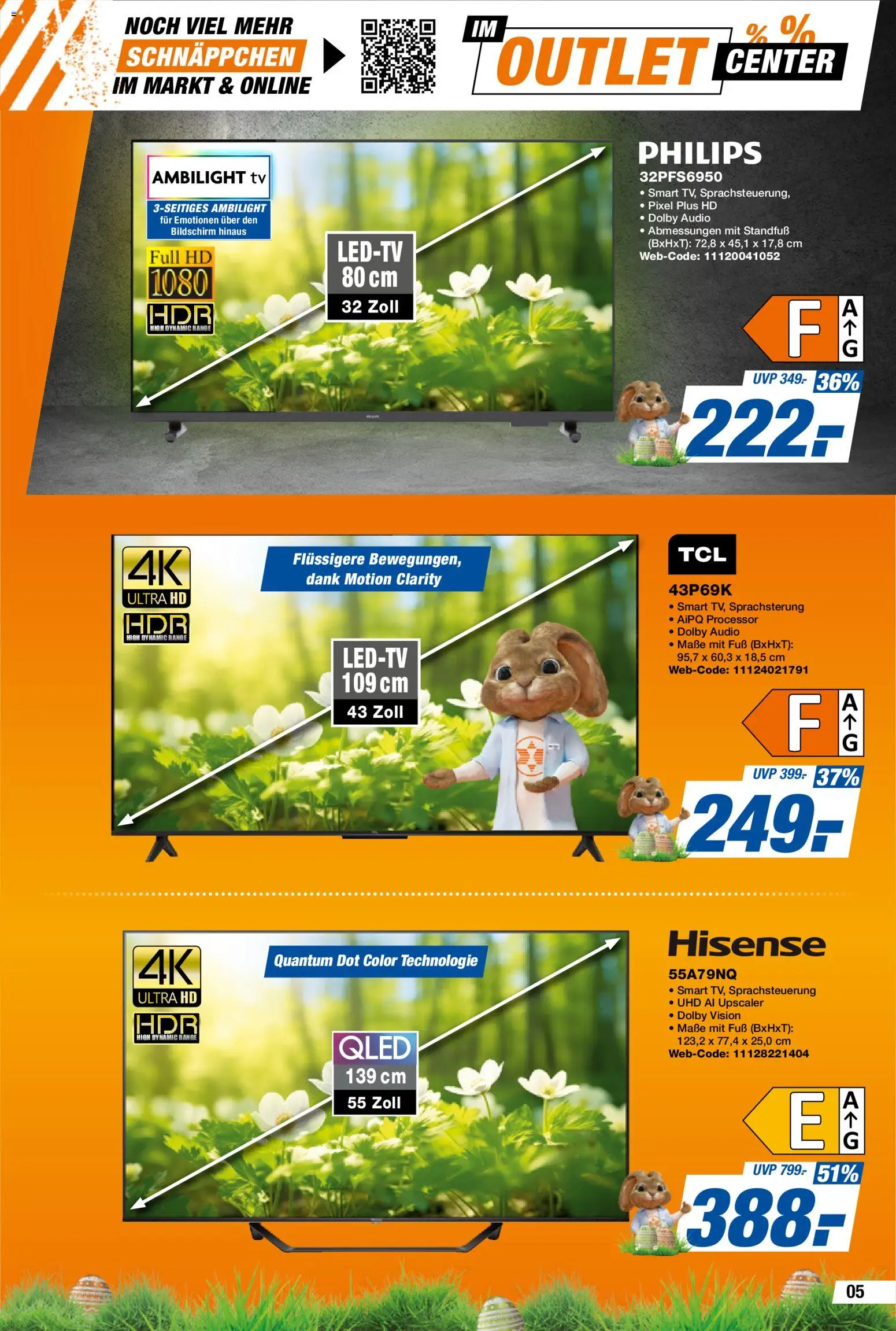 Expert Prospekt 	 – gültig ab 03.04.2026 | Seite: 5 | Produkte: Philips, Hisense, Bildschirm, Audio