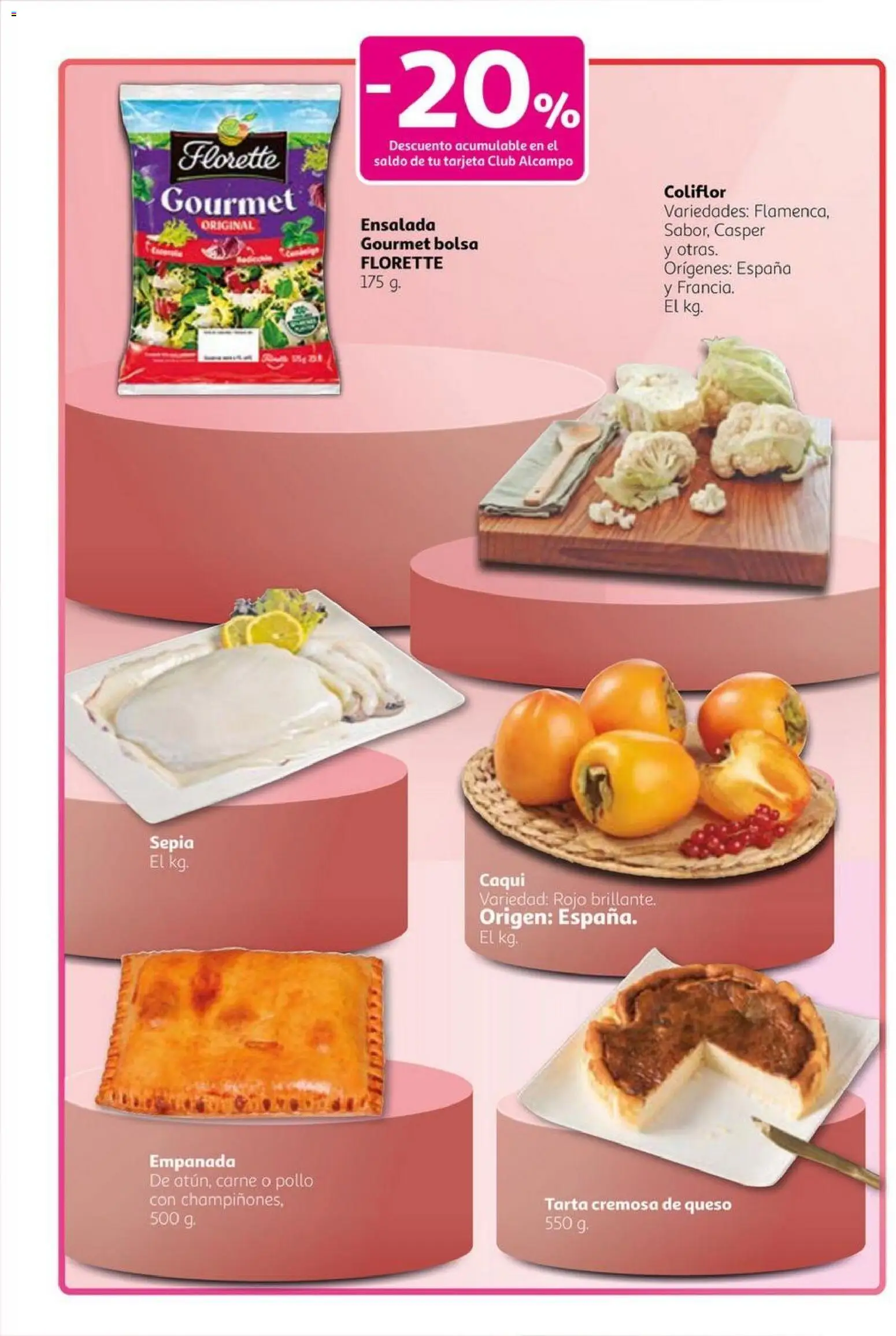 Alcampo - Club Nacional  │ válido desde el 23.10.2025 | Página: 4 | Productos: Queso, Ensalada, Bolsa