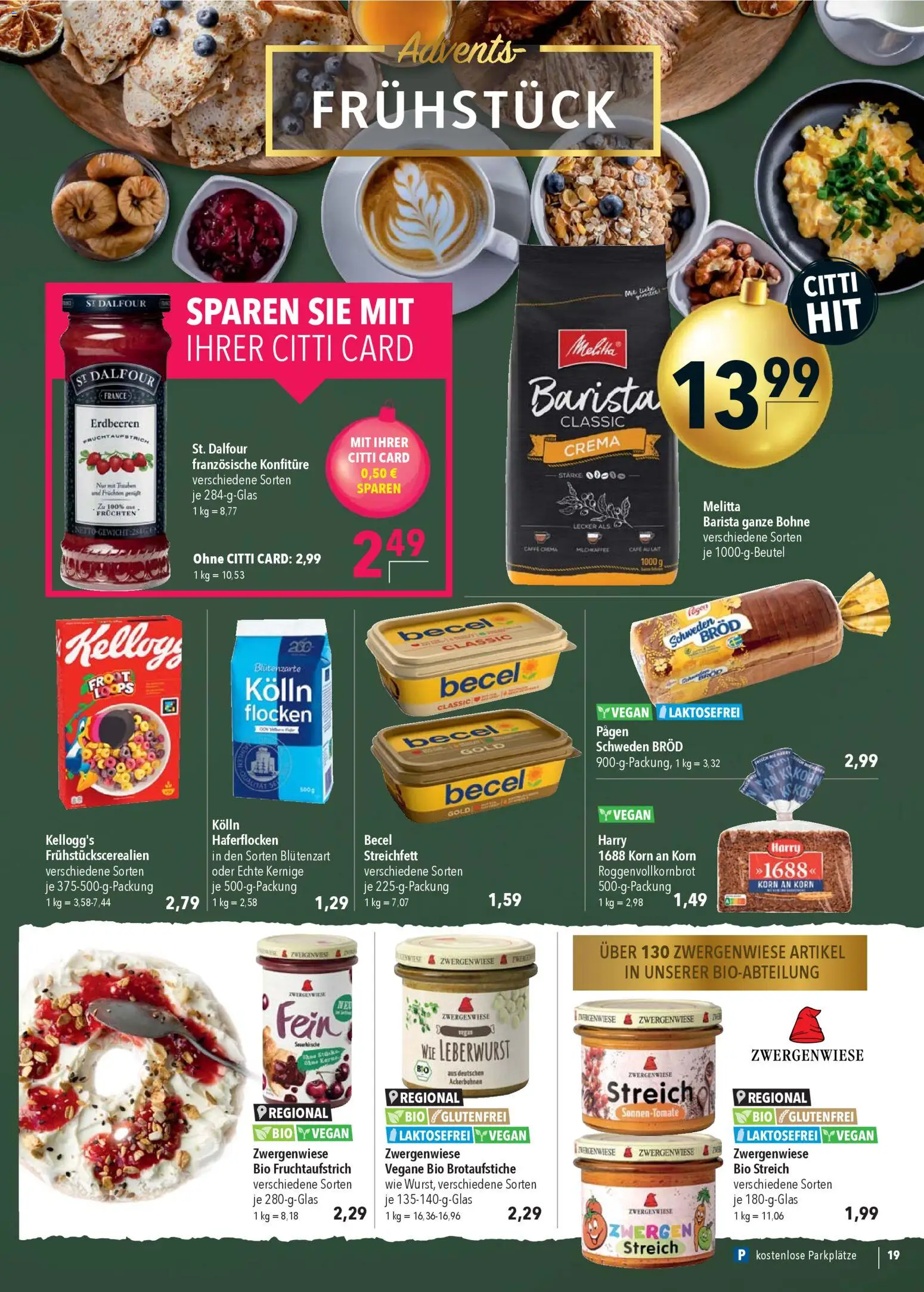 CITTI Markt - Black Friday – gültig ab 26.11.2025 | Seite: 23 | Produkte: Melitta, Kolln, Kellogg's, Flocken