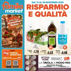 Anteprima del volantino Famila Market catalogo valido a partire dal 13.11.2025