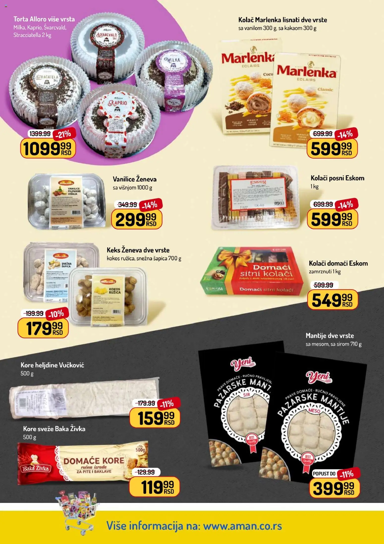 Aman katalog - važi od 30.03.2026 | Strana: 34 | Proizvode: Keks, Kolač, Višnja