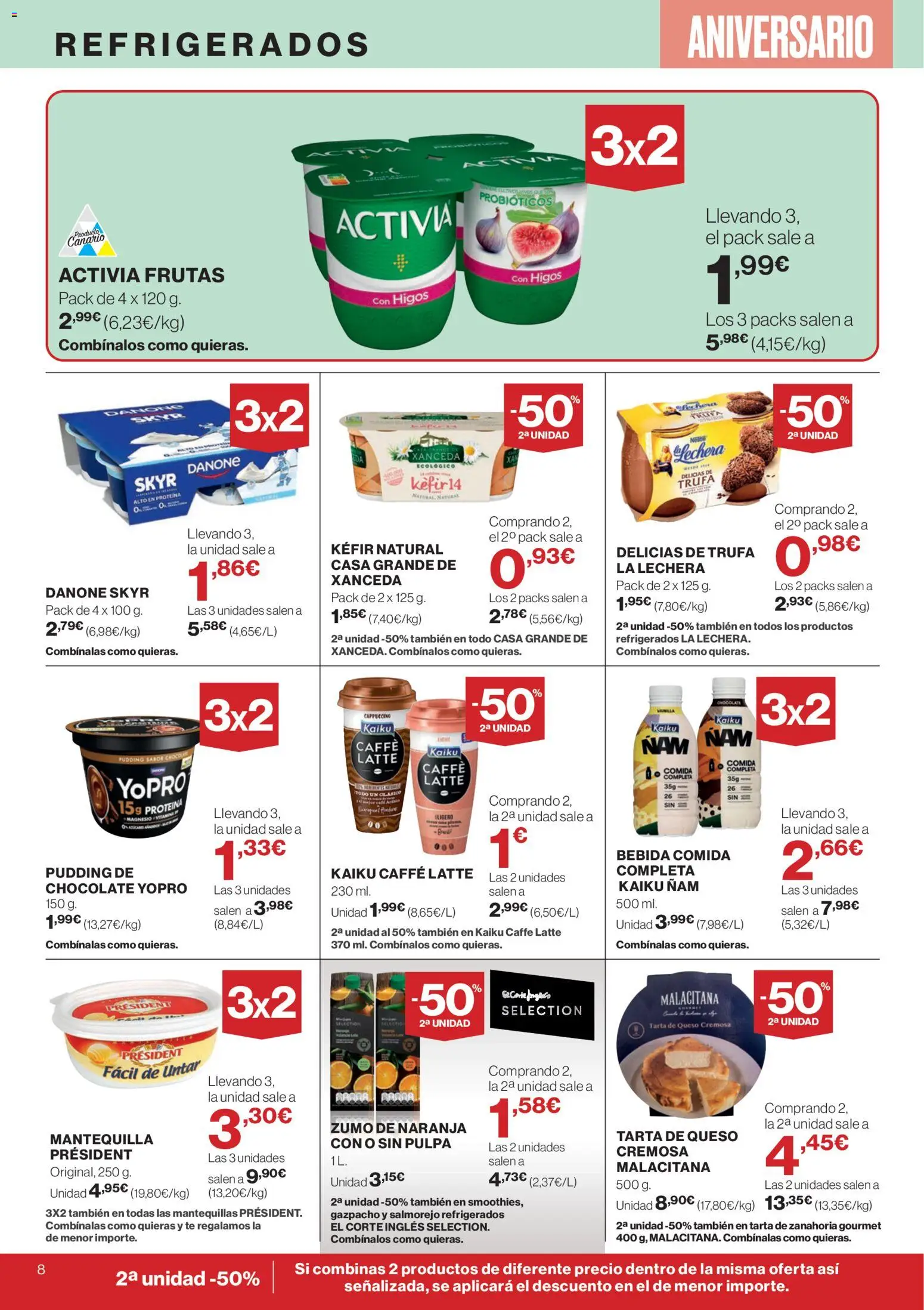 Supercor Canarias │ válido desde el 23.10.2025 | Página: 8 | Productos: Queso, Gazpacho, Κορνίζα, Συσκευή ροής
