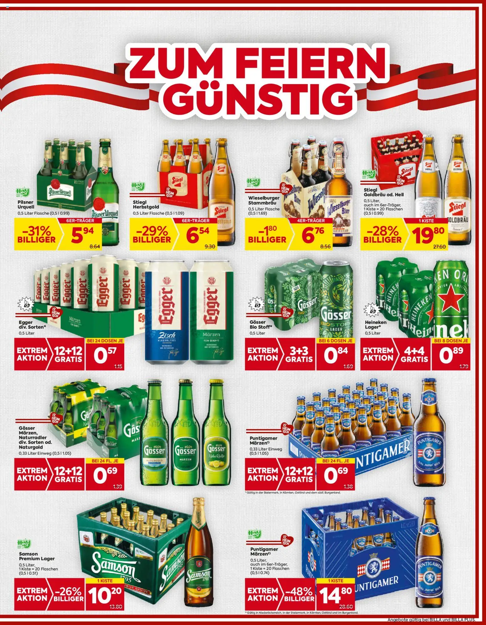 Billa Flugblatt - Steiermark  gültig ab 23.10.2025 | Seite: 15 | Produkte: Wasser, Bier