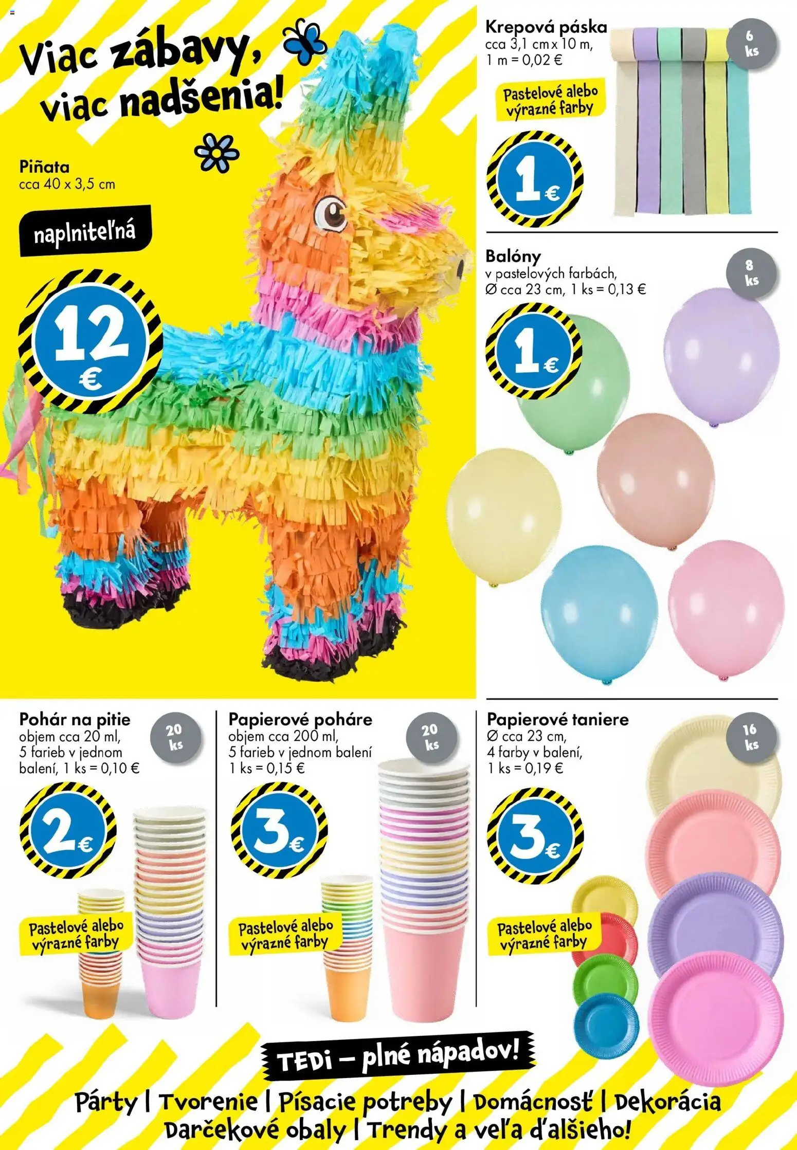 Nové TEDi akcie – leták je platný od 13.03.2026 | Strana: 33 | Produkty: Taniere
