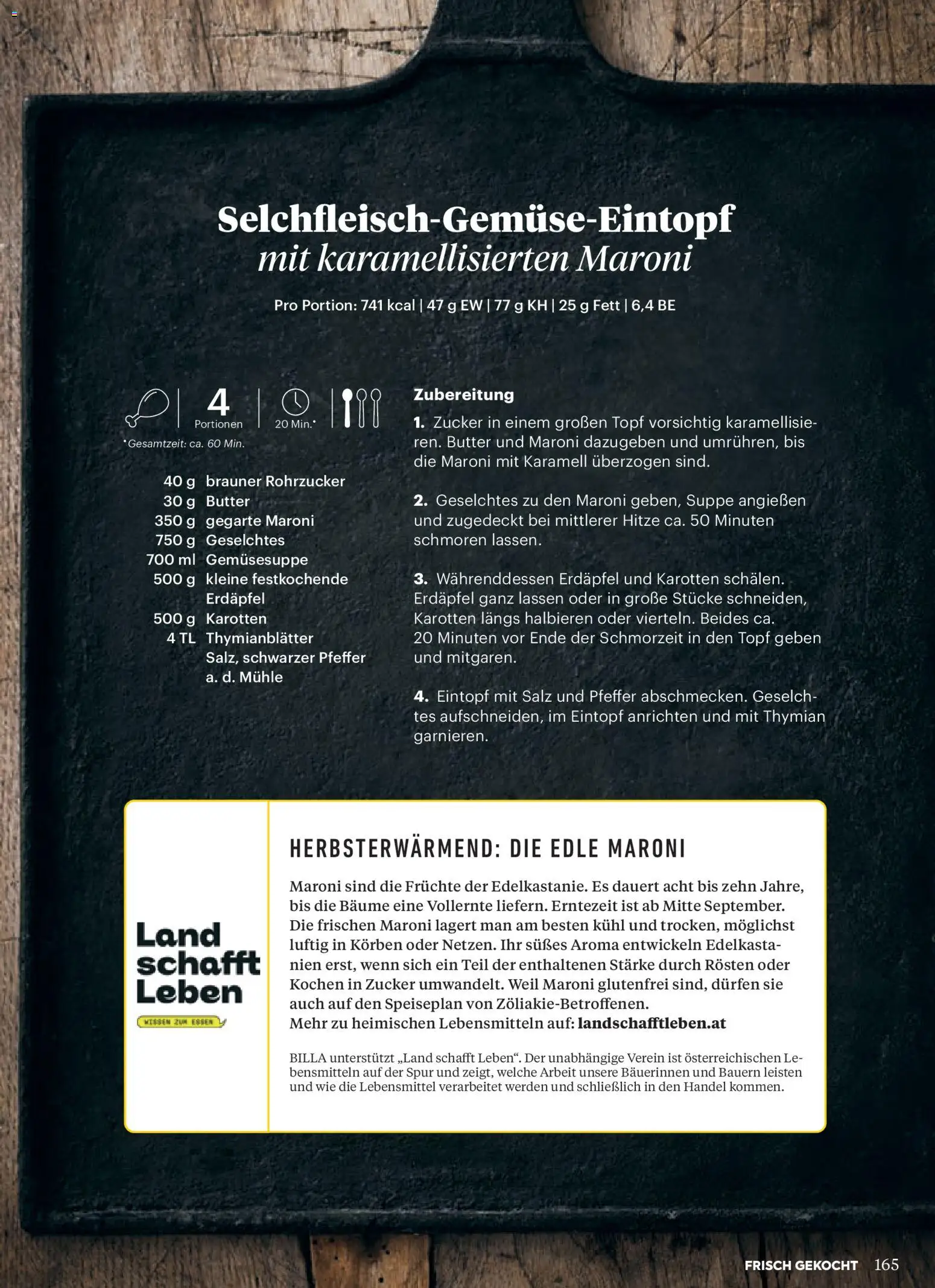 Billa  Frisch Gekocht gültig ab 01.11.2025 | Seite: 161 | Produkte: Salz, Zucker, Libacomb, Mühle