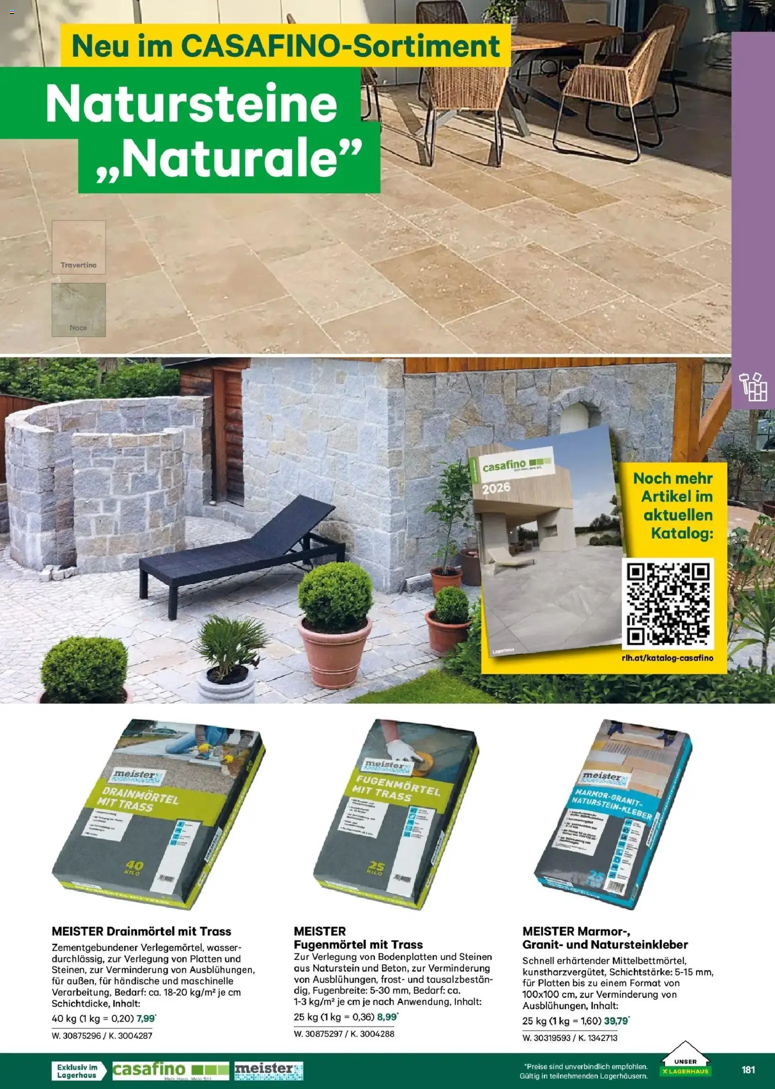 Lagerhaus Garten & Freizeit Katalog 2026 - Schweiggers, Bad Aussee  gültig ab 01.03.2026 | Seite: 181 | Produkte: Wasser