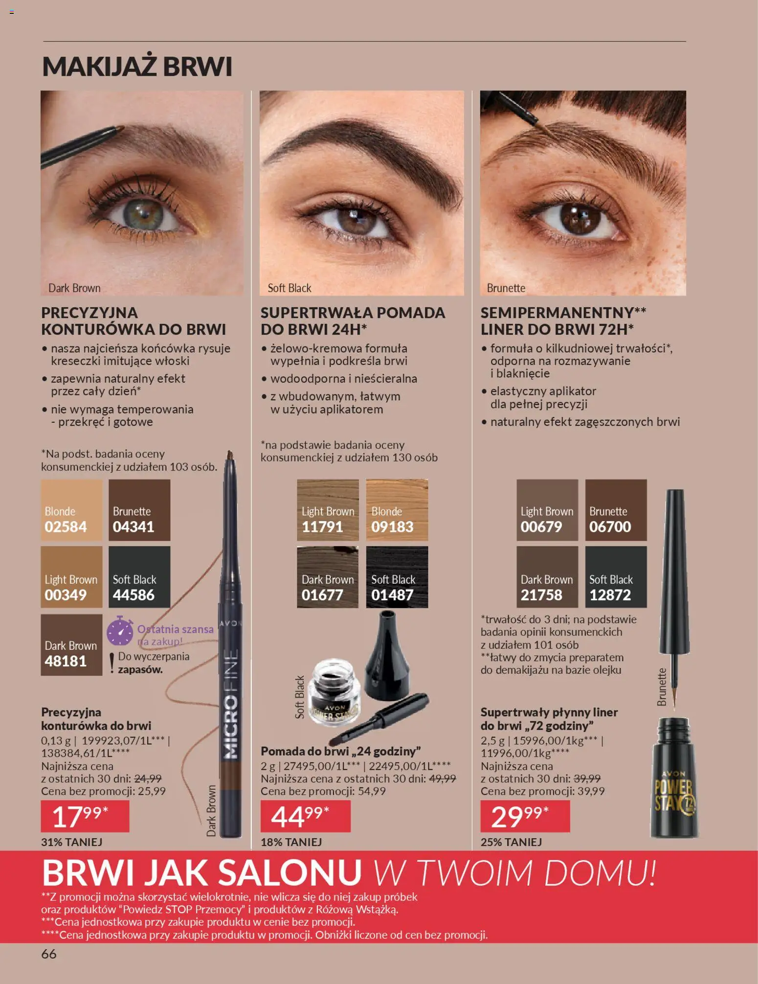 Avon Katalog 3 2026 od 01.03.2026 | Strona: 66 | Produkty: Makijaż, Konturówka