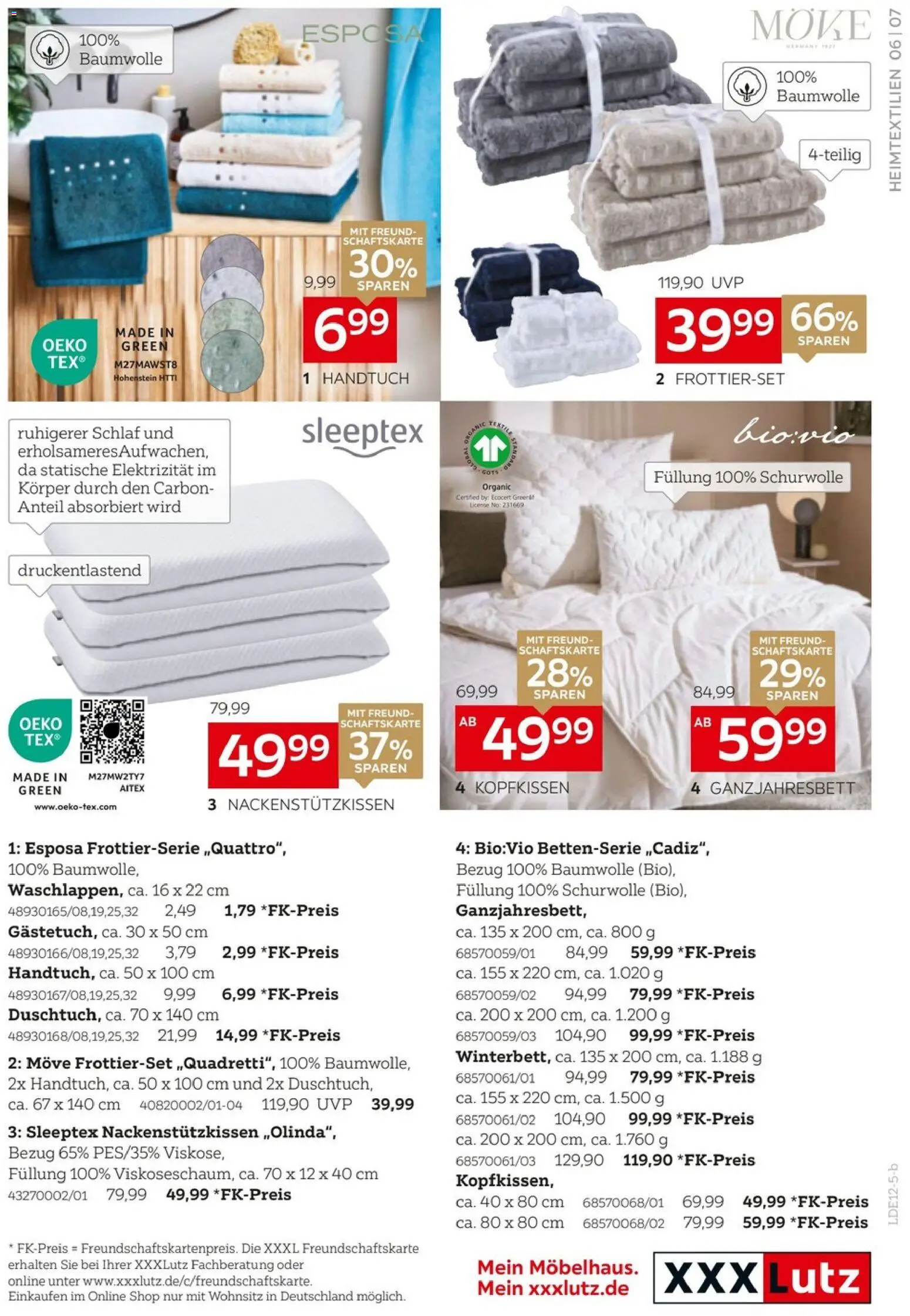 XXXL Lutz Frohe Weihnachten – gültig ab 30.11.2025 | Seite: 7 | Produkte: Kopfkissen