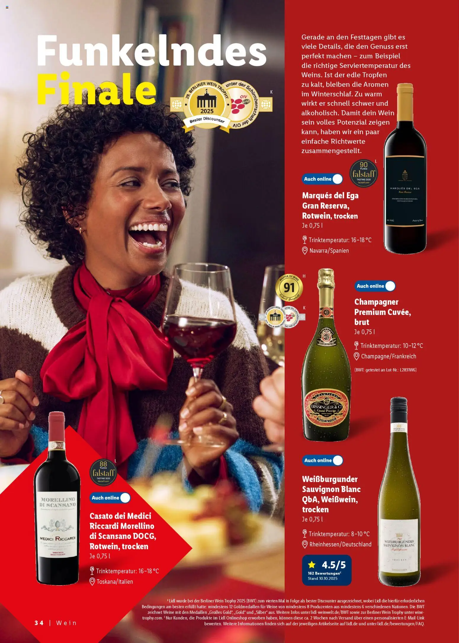 Lidl - Prospekt – gültig ab 31.10.2025 | Seite: 34 | Produkte: Berliner, Wein