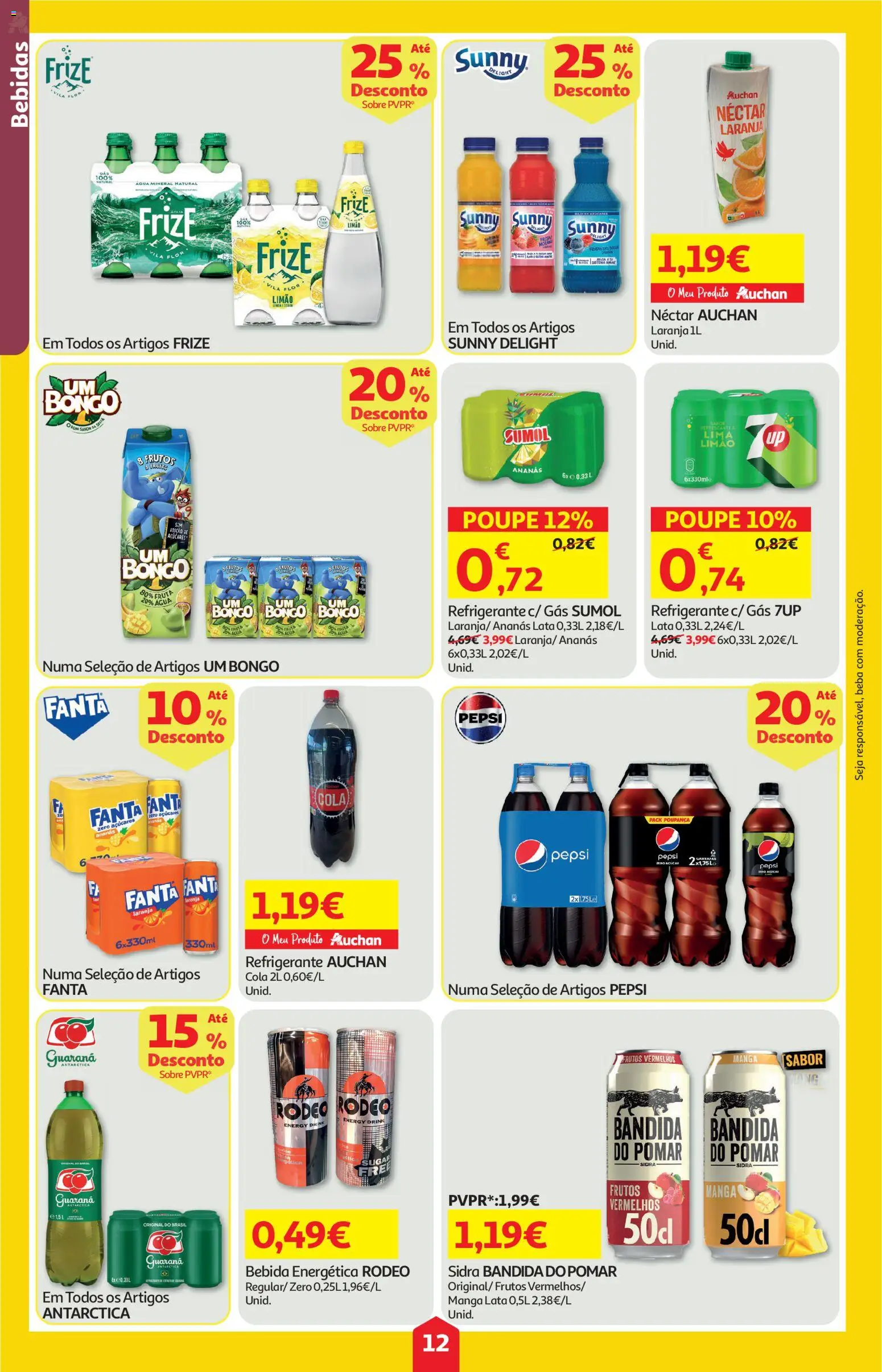 Auchan folheto │ válido de 20.11.2025 | Página: 12 | Produtos: Agua, Pá, Água mineral, Bebida