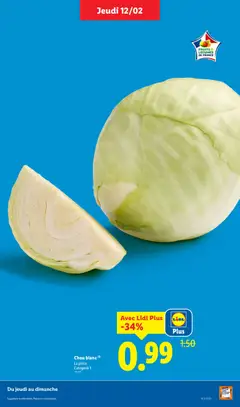LIDL - Prévisualisation de Chou blanc (1), La pièce, Catégorie 1 valide à partir de 12.02.2026 | Page: 5