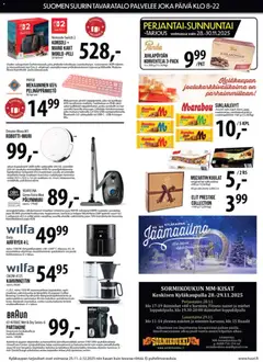 Tuuri-mainoslehti voimassa 25.11.2025 alkaen | Sivu: 6 | Tuotteet: Kahvinkeitin, Navigointi, Suklaalevyt, Peli