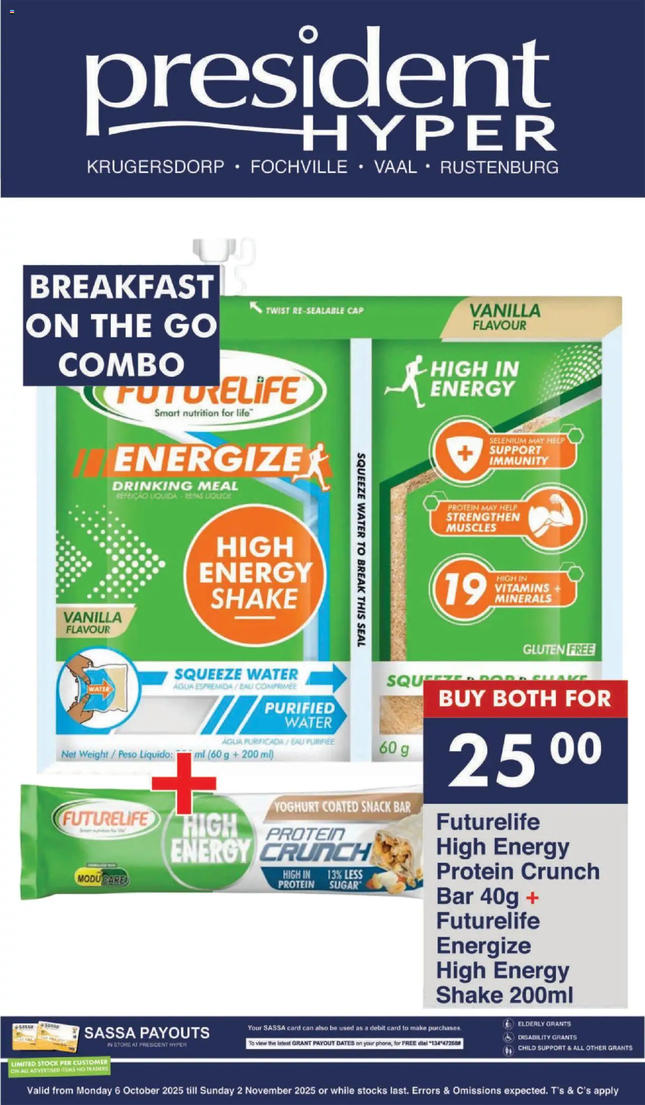 New President Hyper catalogue – valid from 06.10.2025 | Page: 3 | Products: Dates, Cap, Yoghurt, Detergente líquido