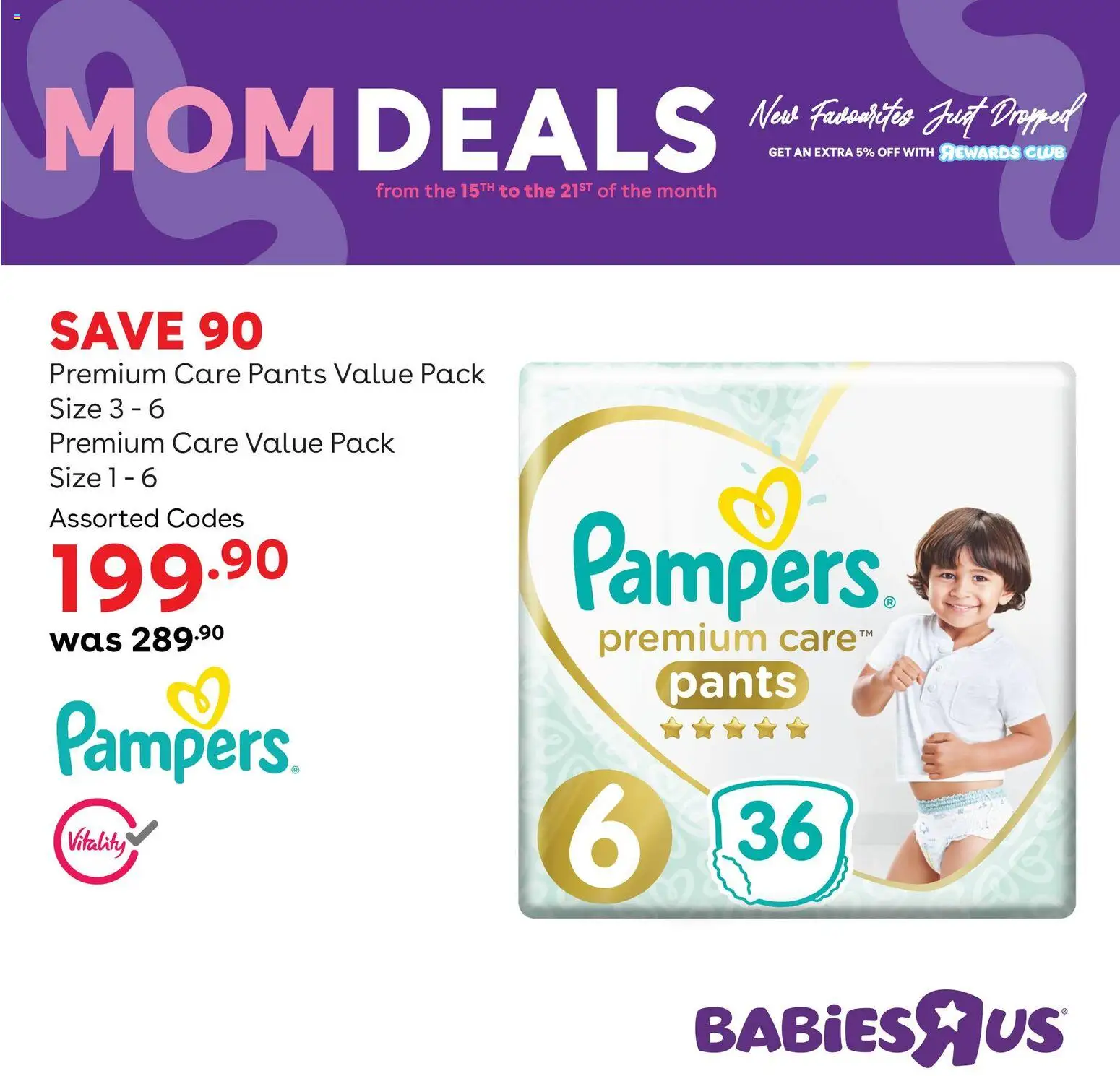 New Babies R Us catalogue – valid from 15.04.2026 | Page: 5 | Products: Pants, Fruit