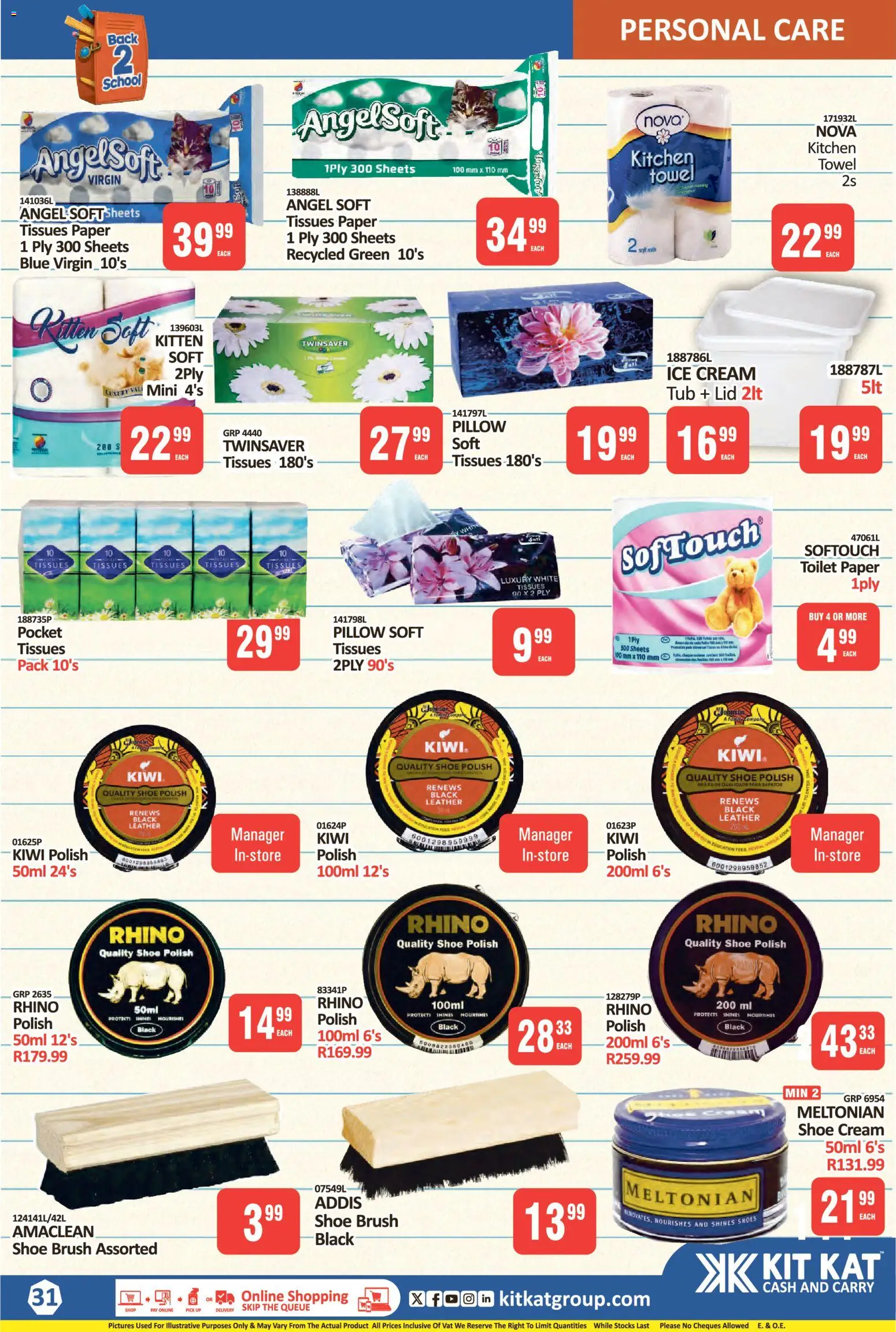 New KIT KAT Cash & Carry catalogue – valid from 02.11.2025 | Page: 31 | Products: Toilet, Cream, Paper, Toilet paper